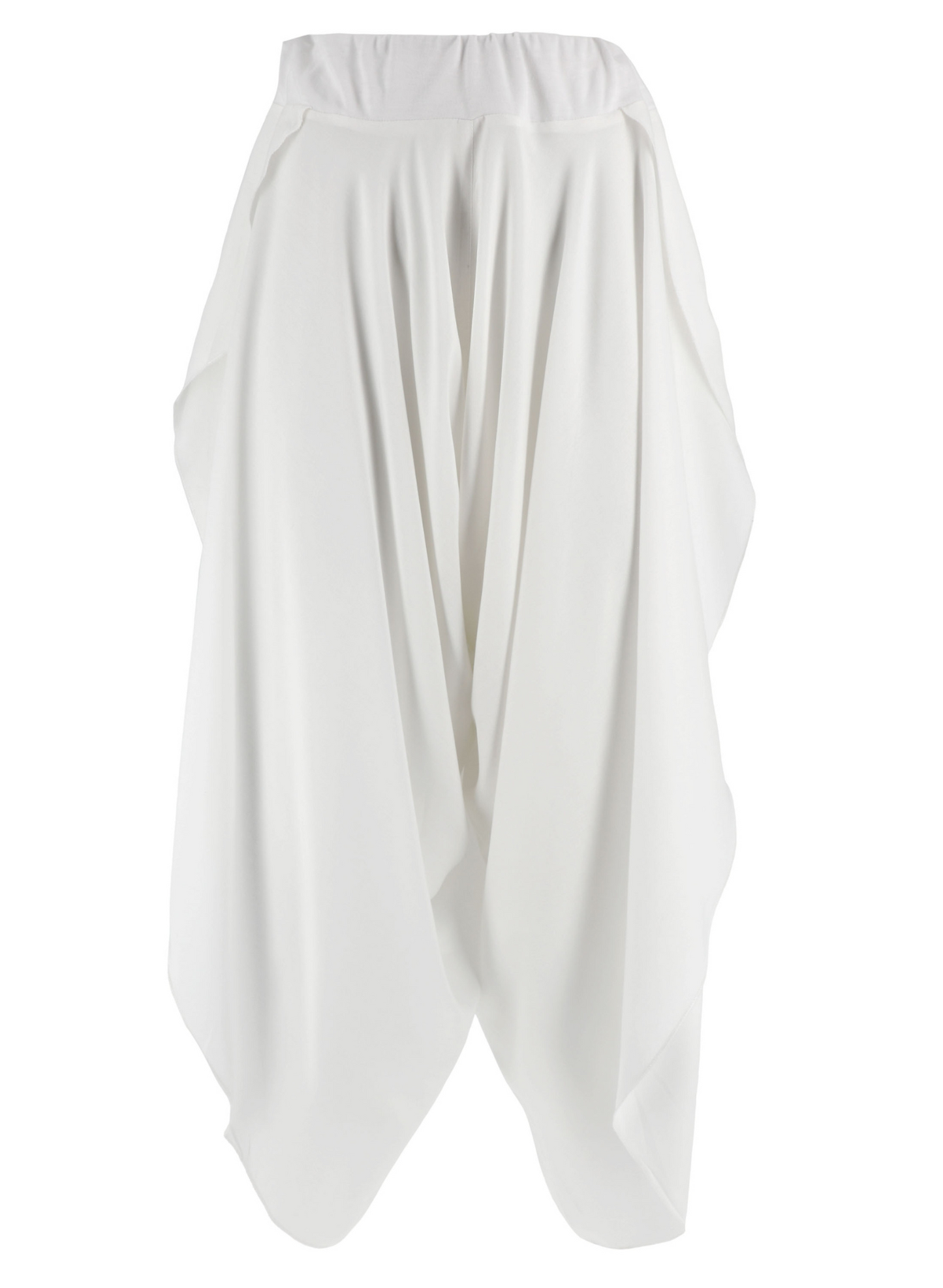 Pantaloni modello harem bianchi
