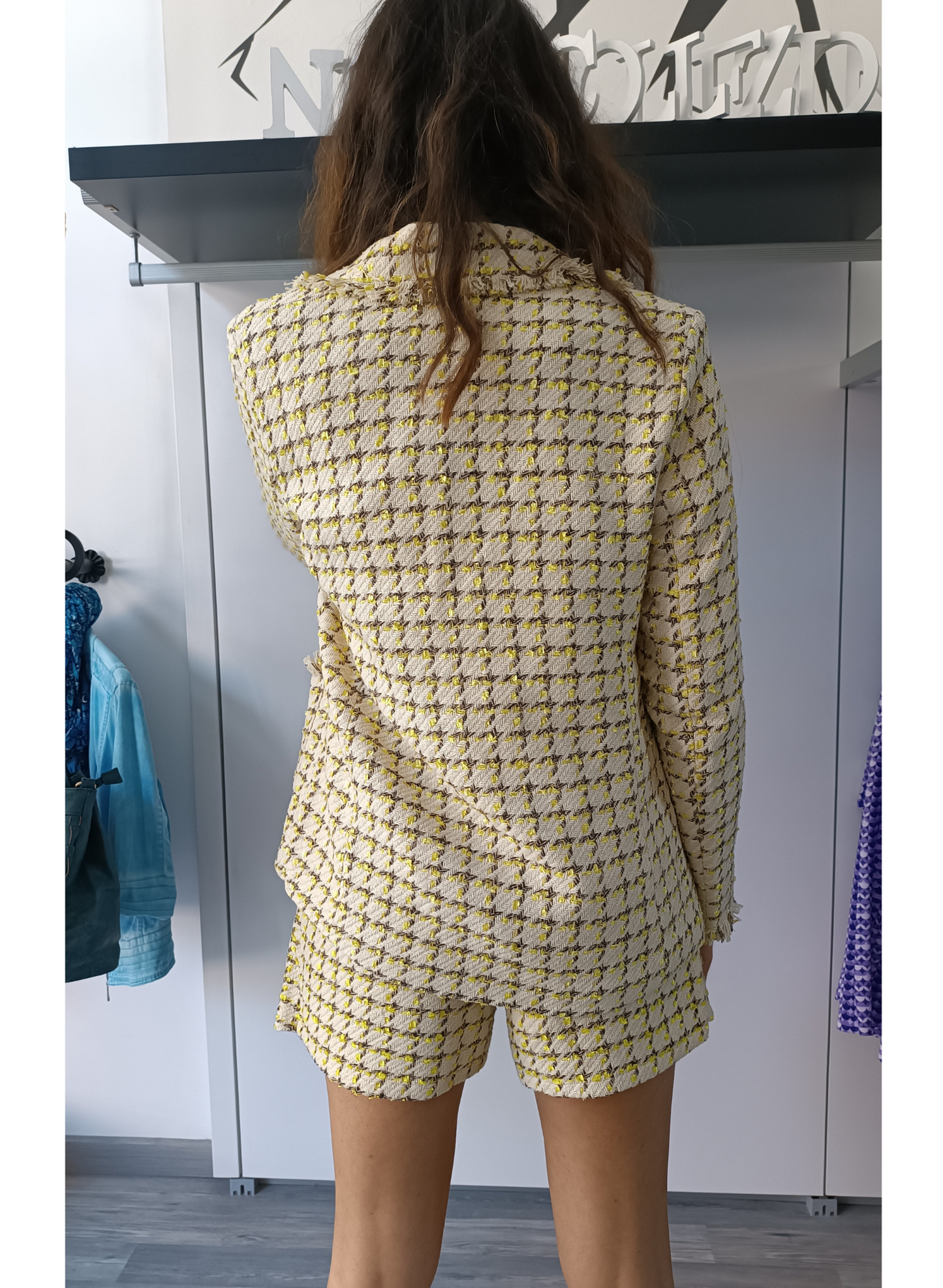 Blazer doppiopetto in tweed