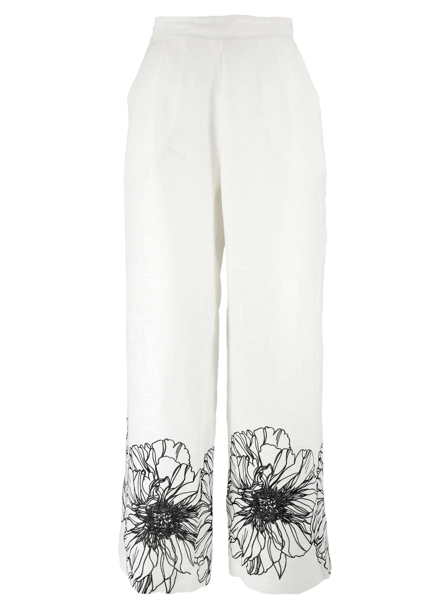 Pantaloni bianco e nero
