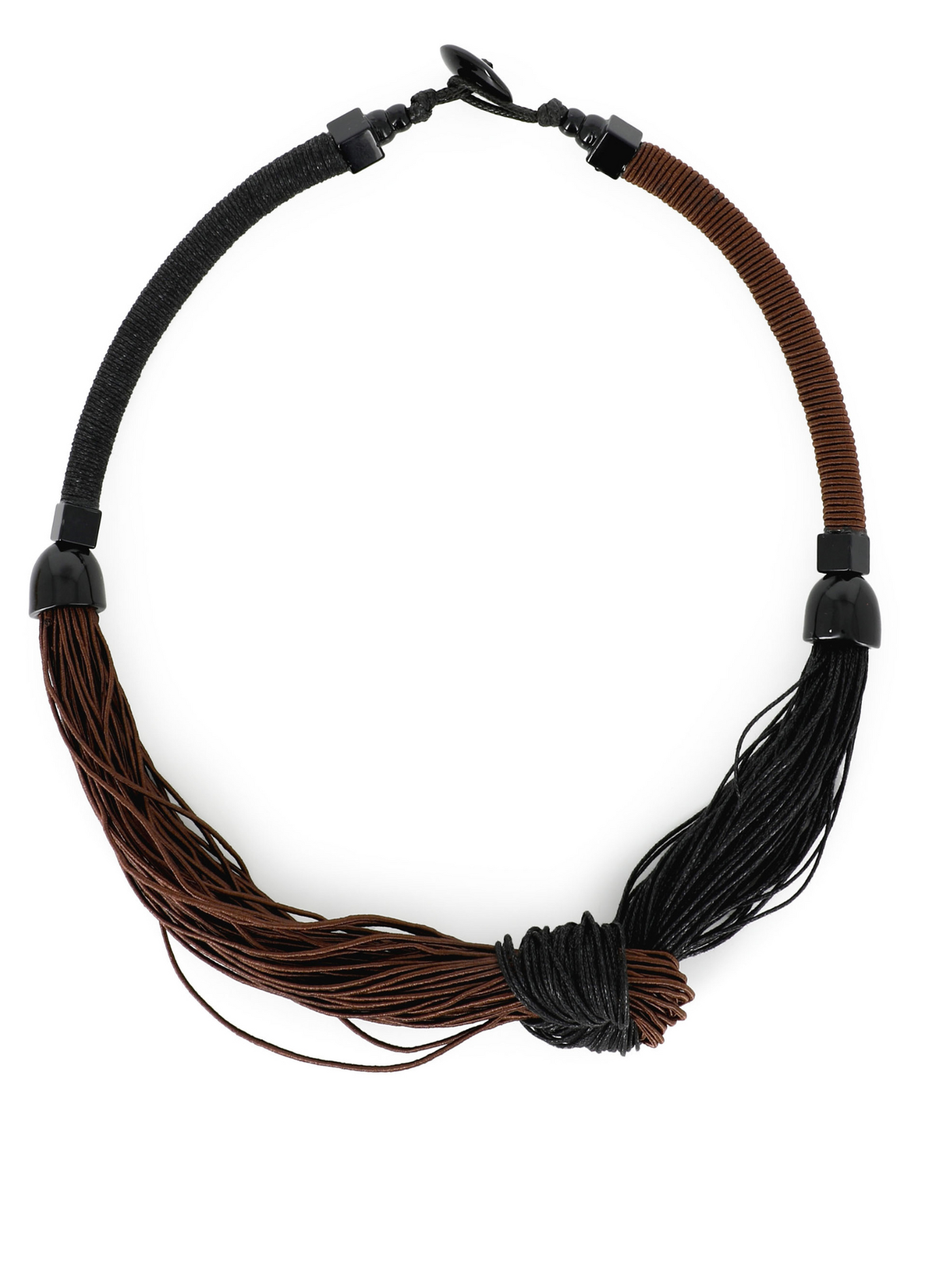 Collana bicolore "Nodo"