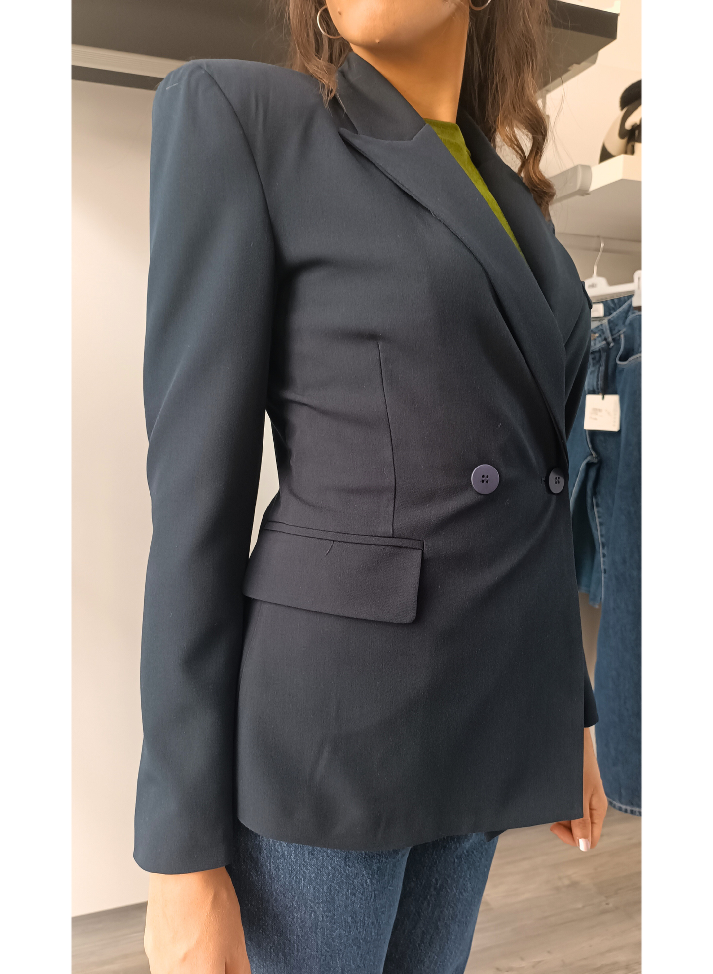 Blazer blu doppiopetto