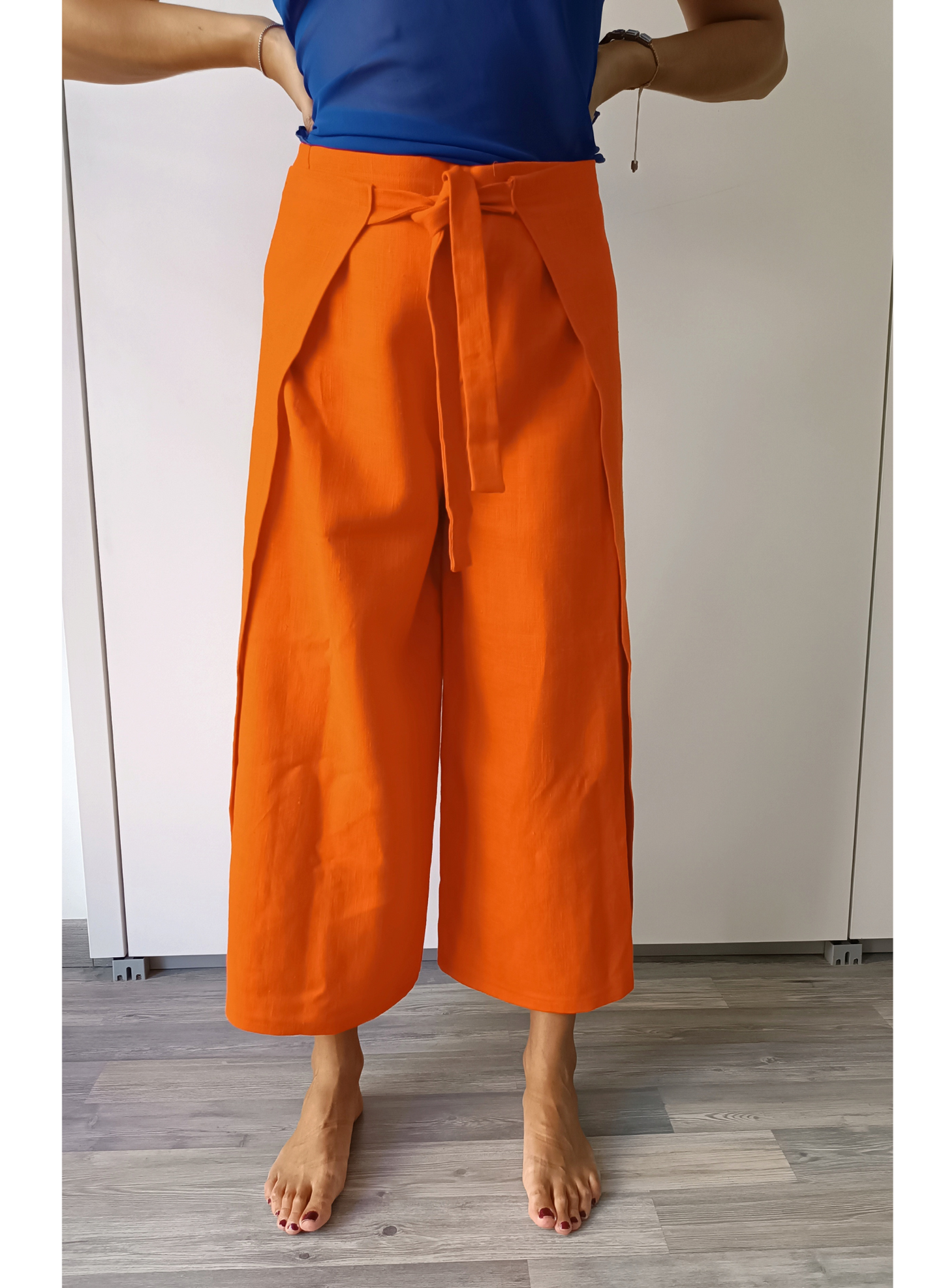Pantalone pareo arancione