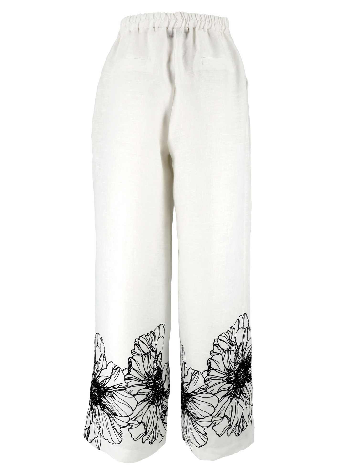 Pantaloni bianco e nero
