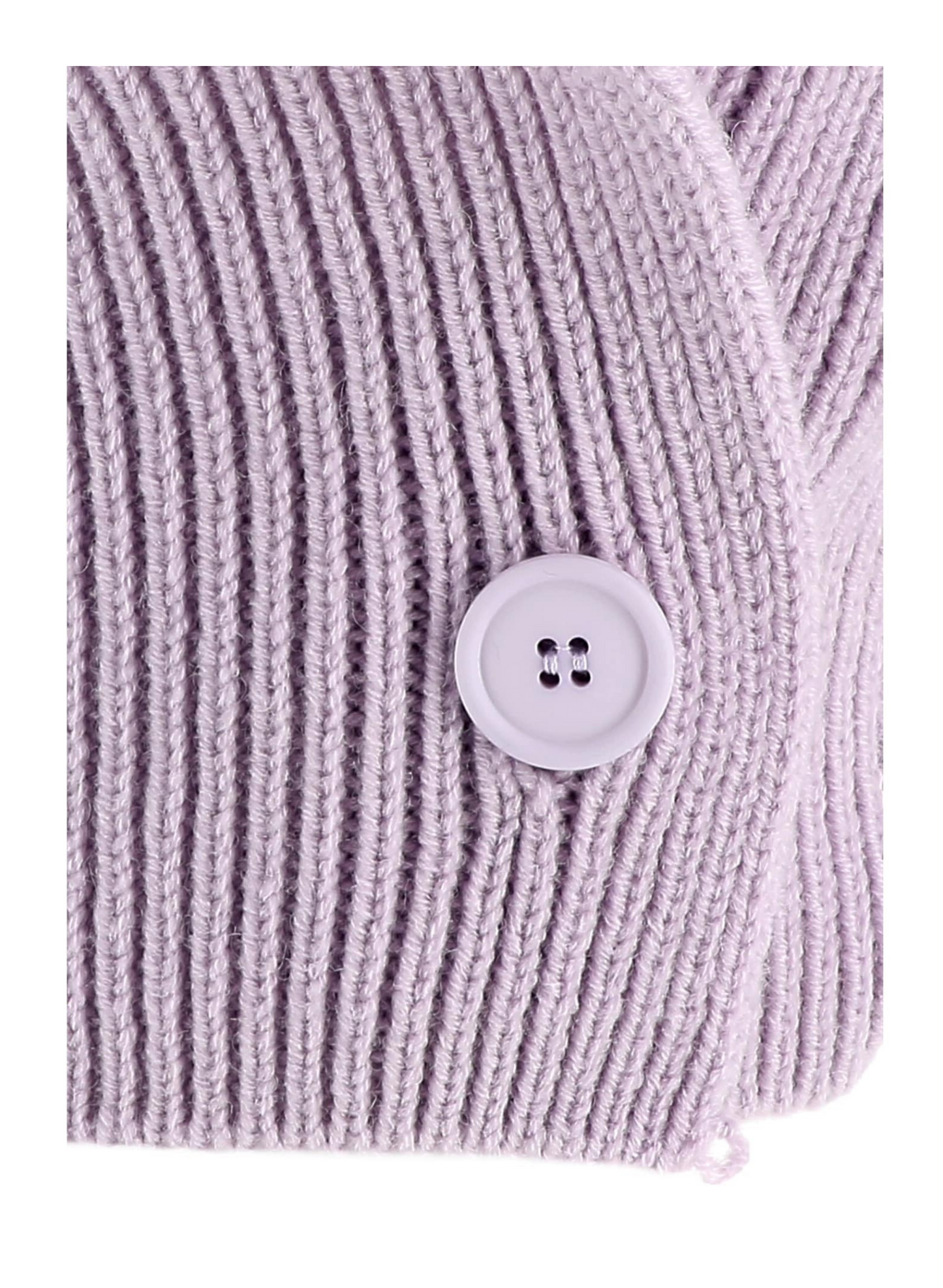 Gilet lilla a coste collo alto