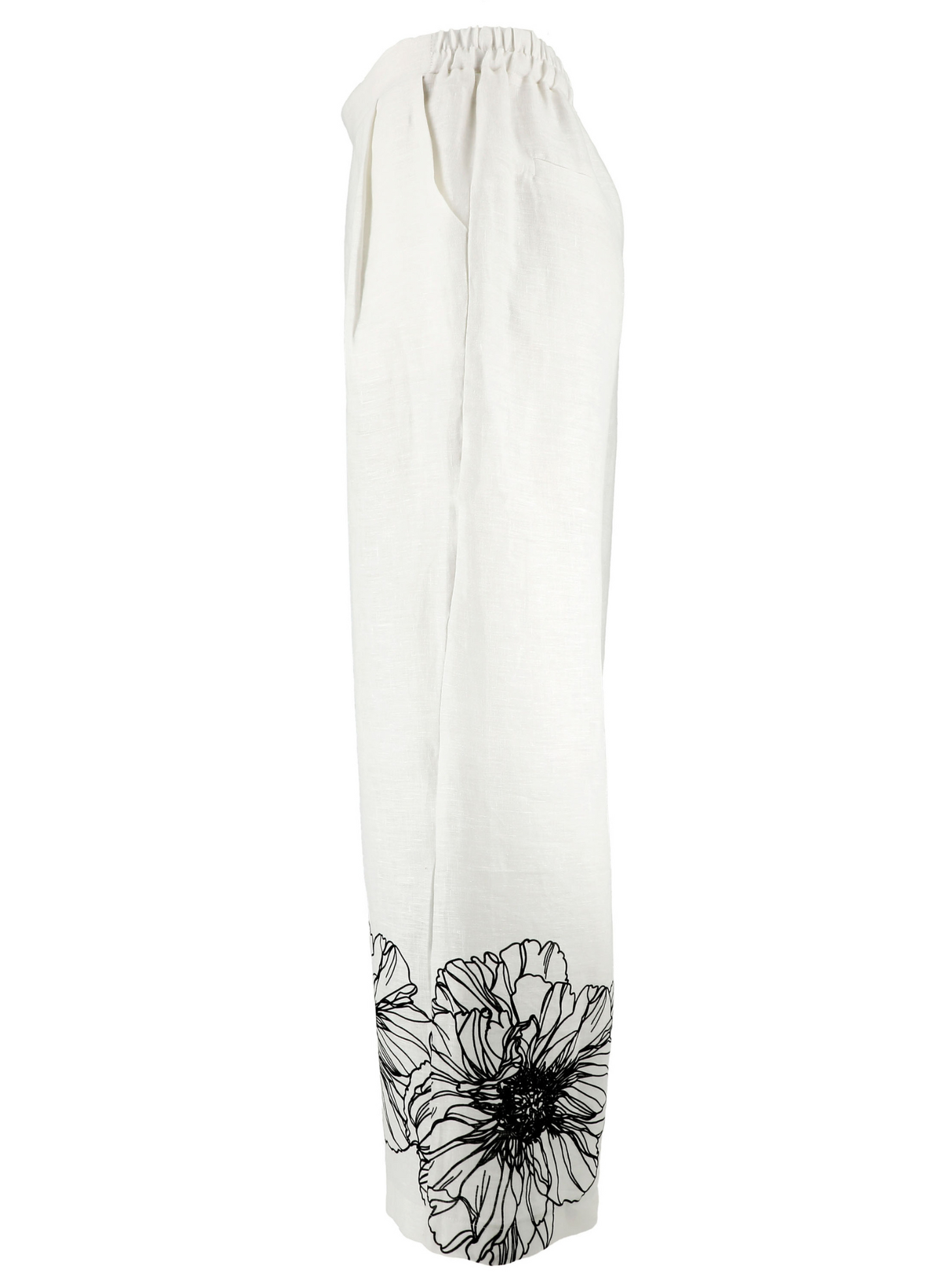 Pantaloni bianco e nero
