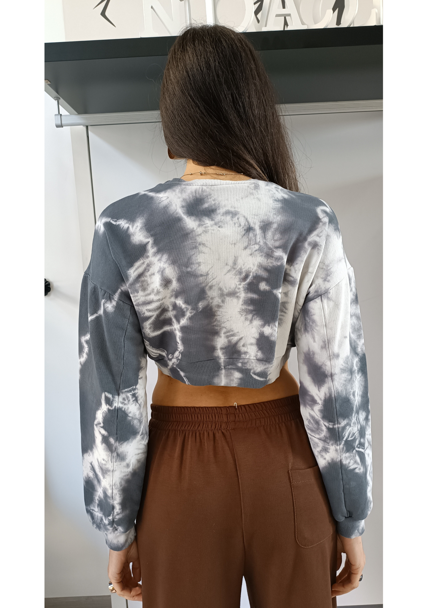 Maglia Crop Tie Dye