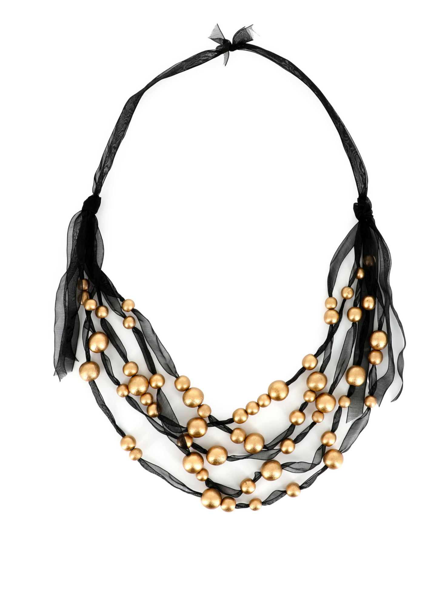 Collana nero e oro