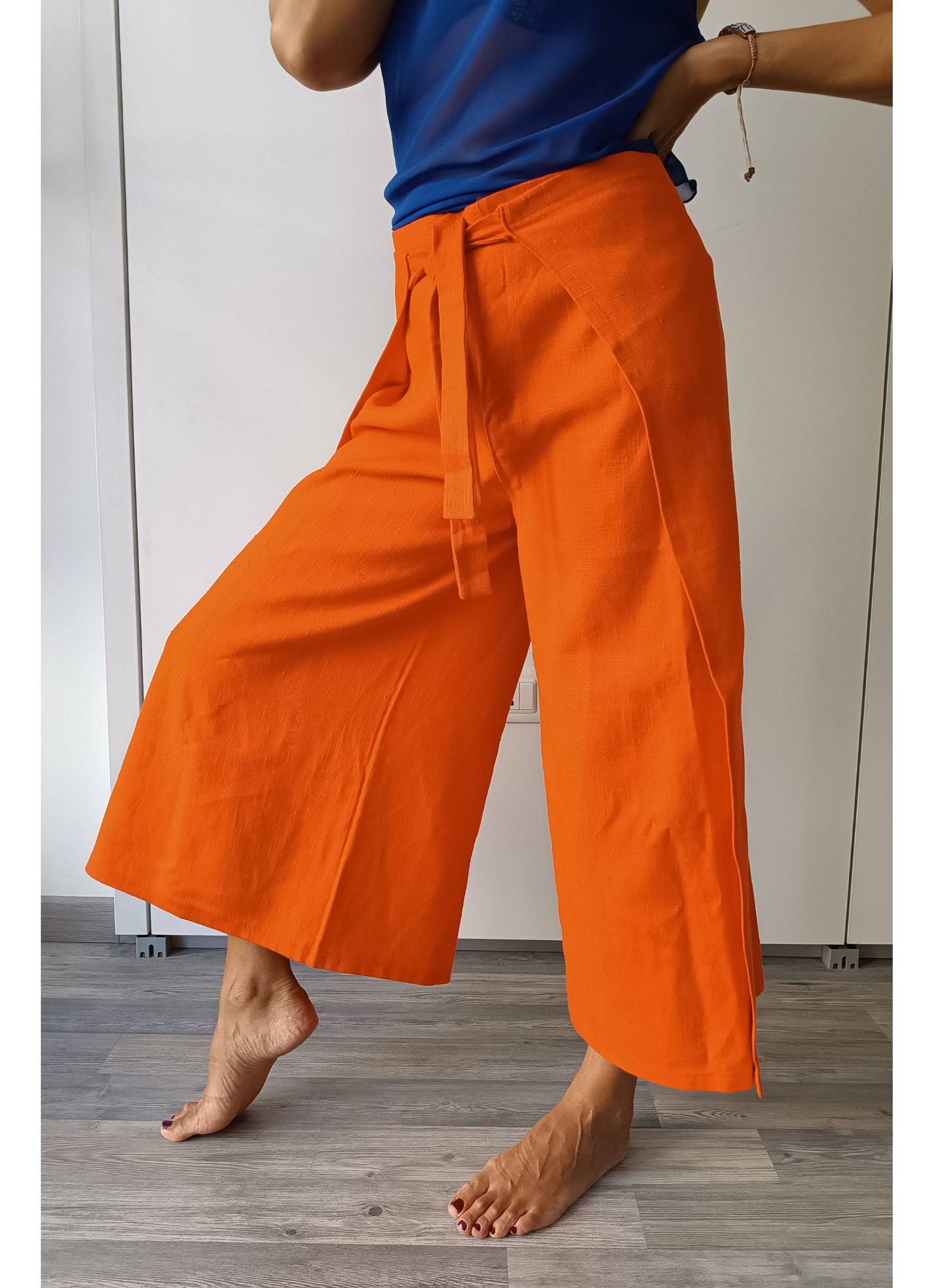 Pantalone pareo arancione