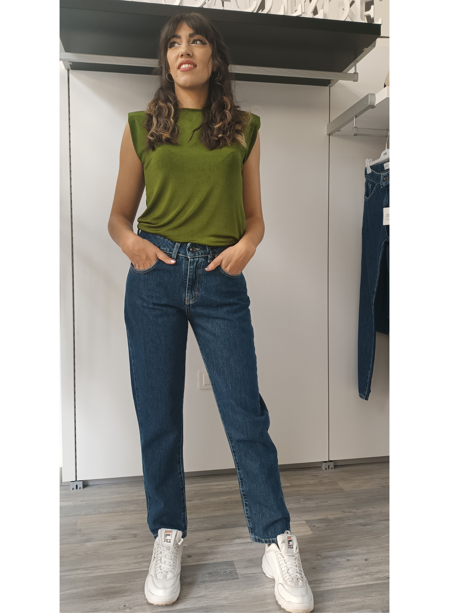 Jeans modello Mom Fit