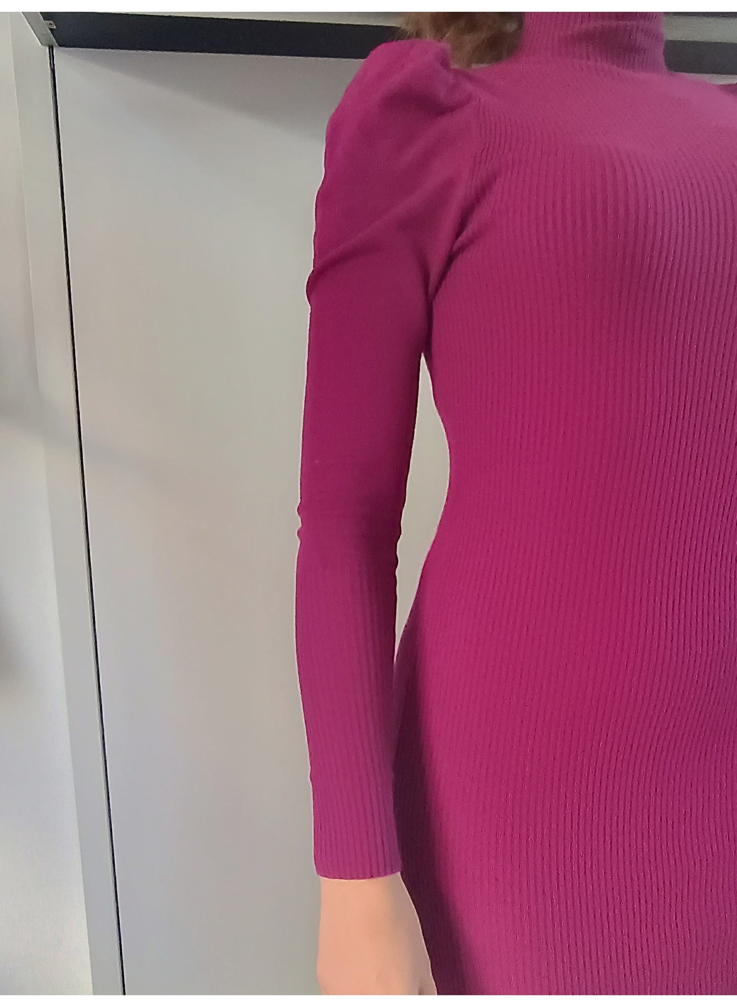 Abito tubino a costine