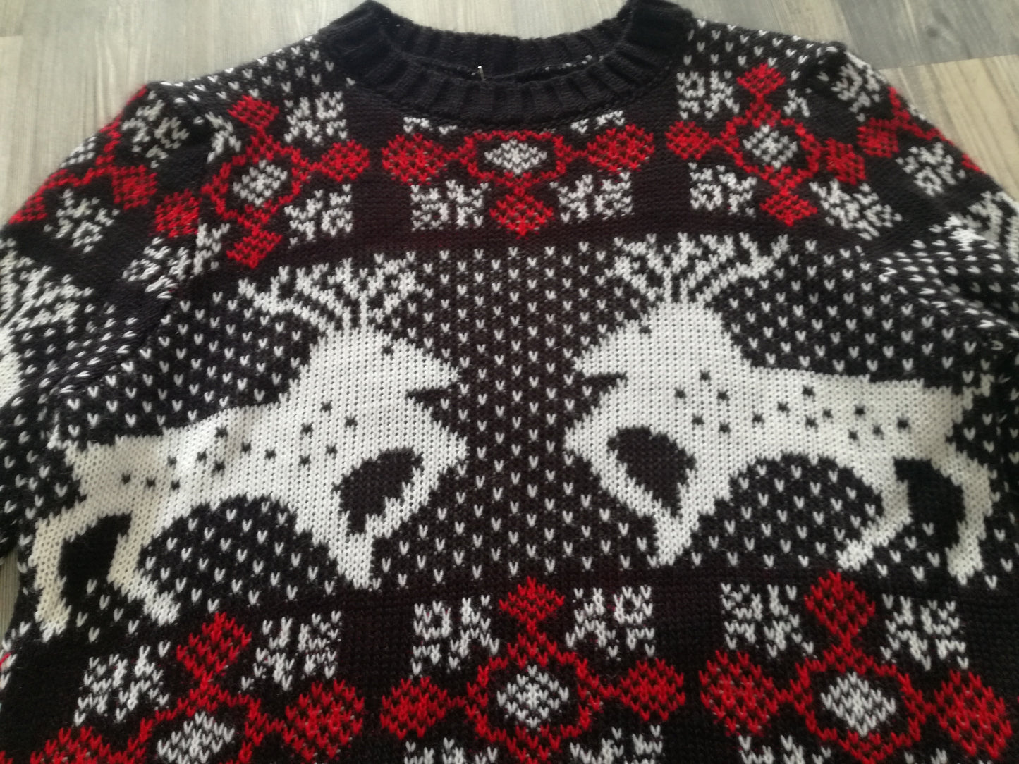 Maglia stampa natalizia con renne - ModArt