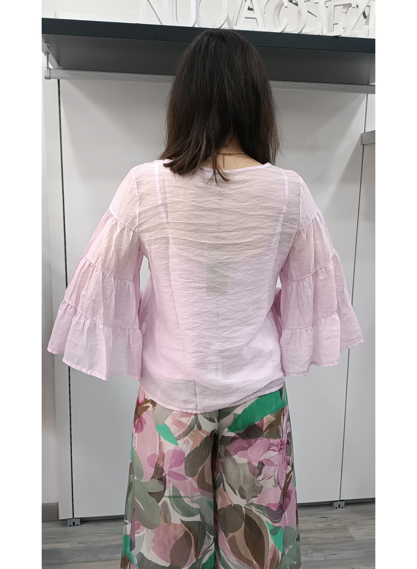 Blusa colore rosa pastello