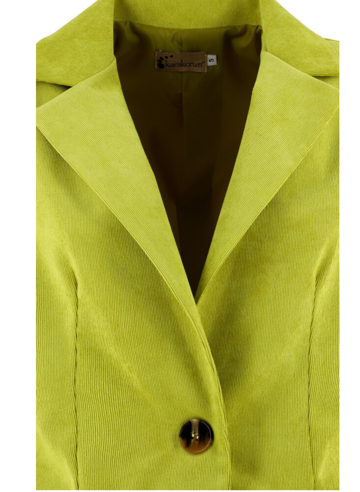 Giacca velluto lime