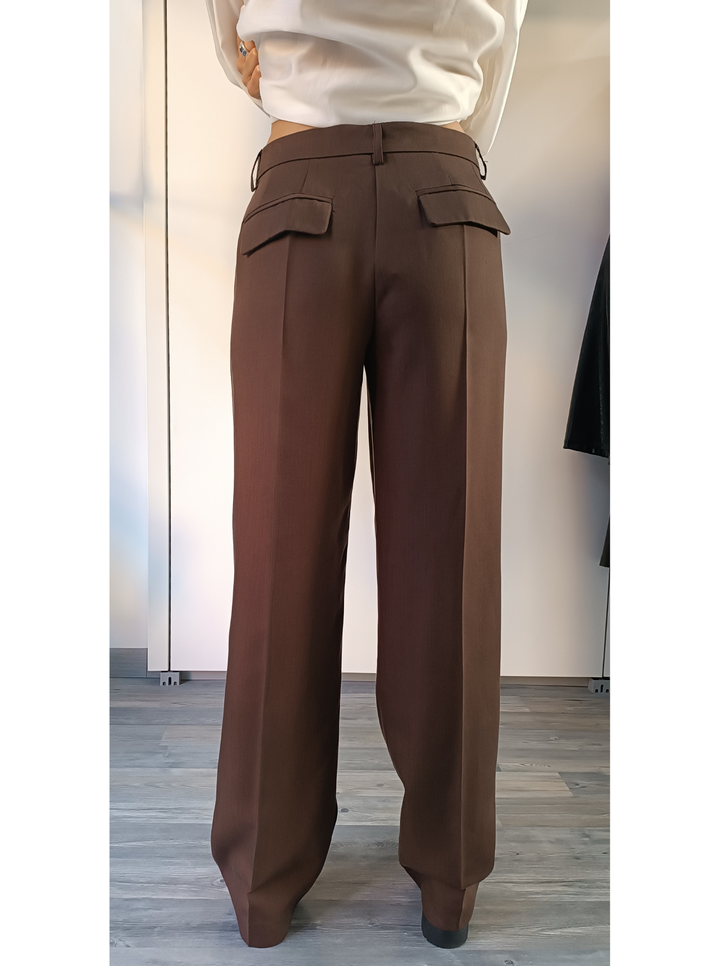 Pantaloni color marrone bruciato