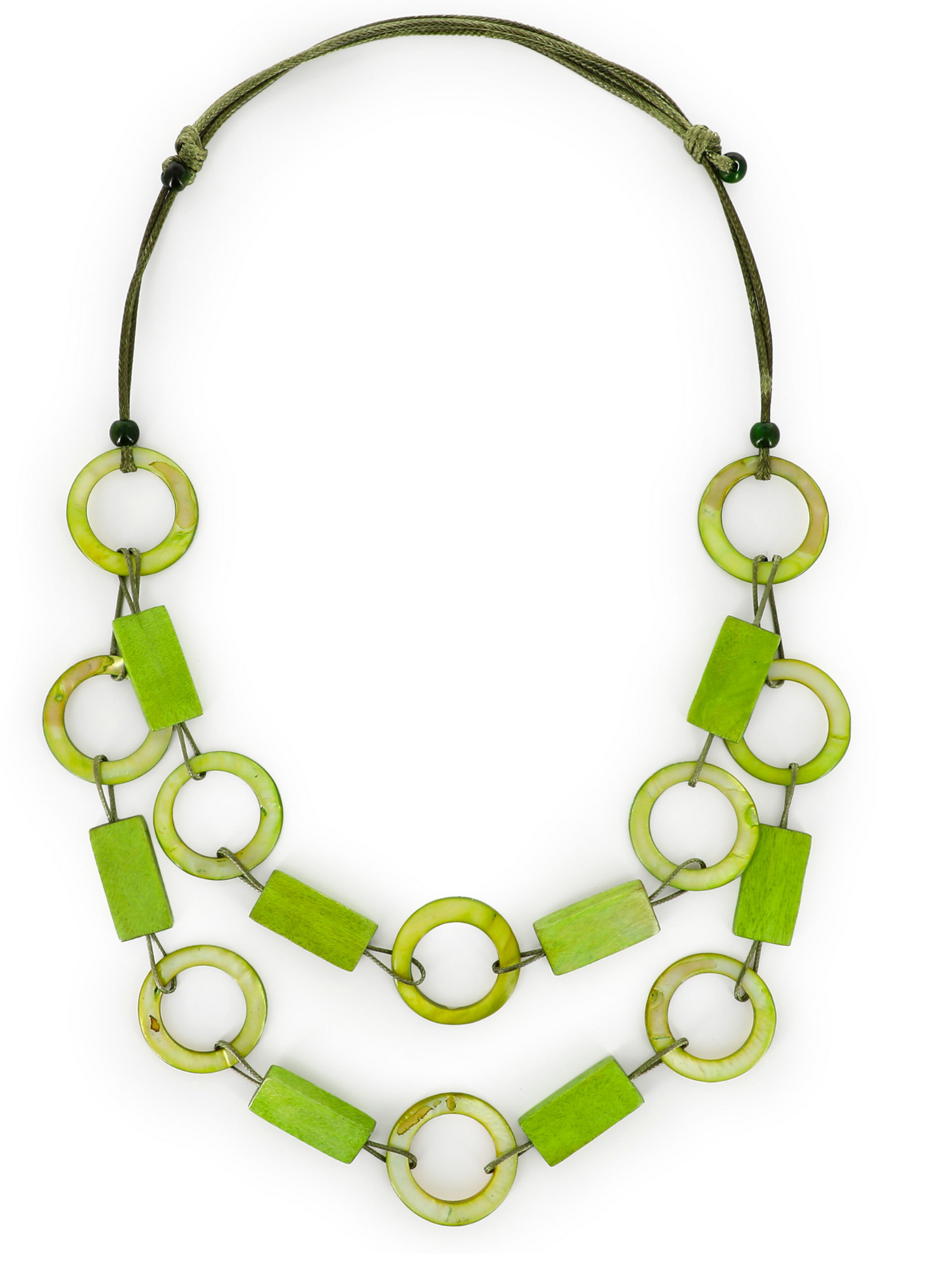 Collana lunga lime