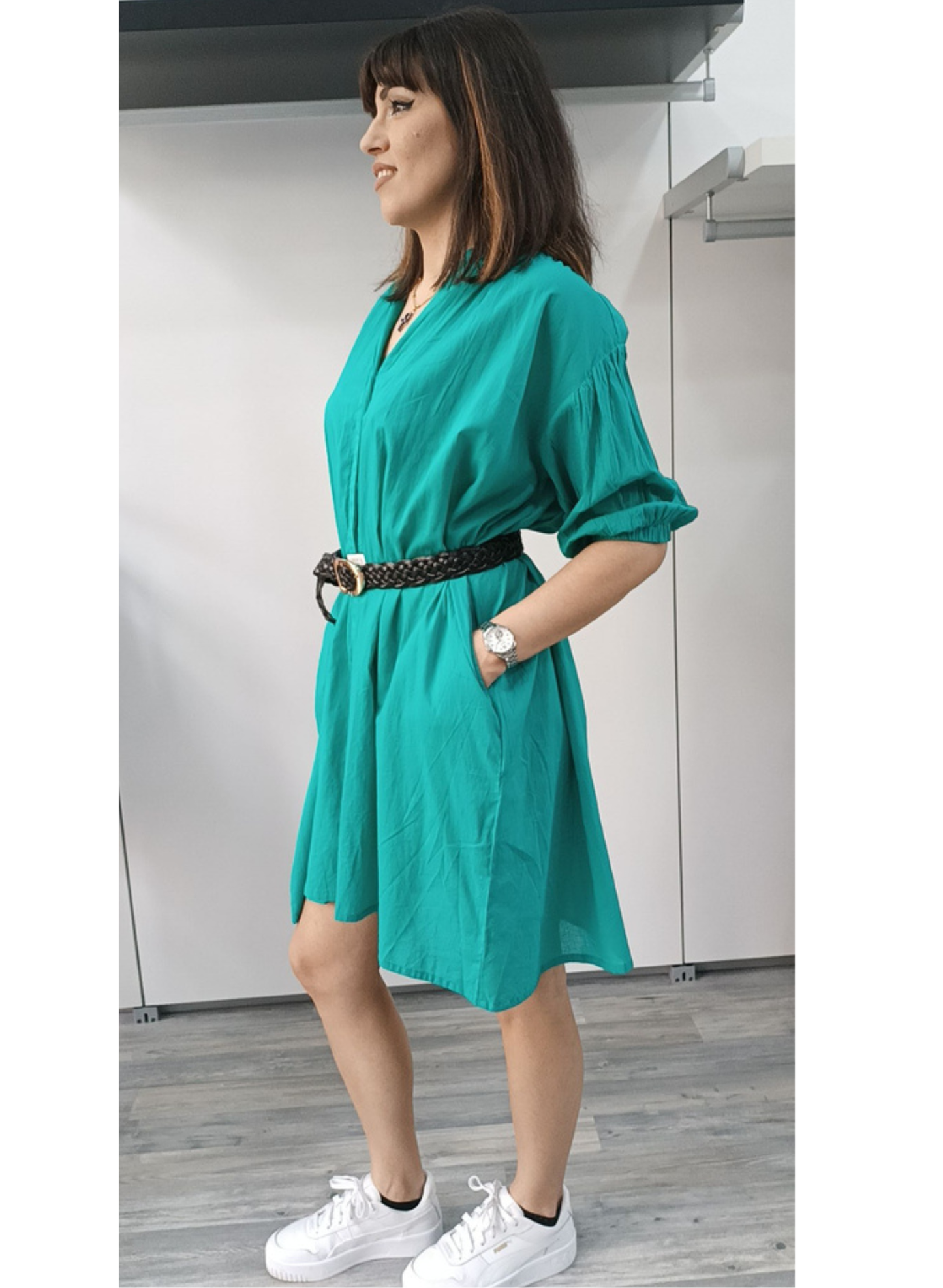 Abito colore Teal