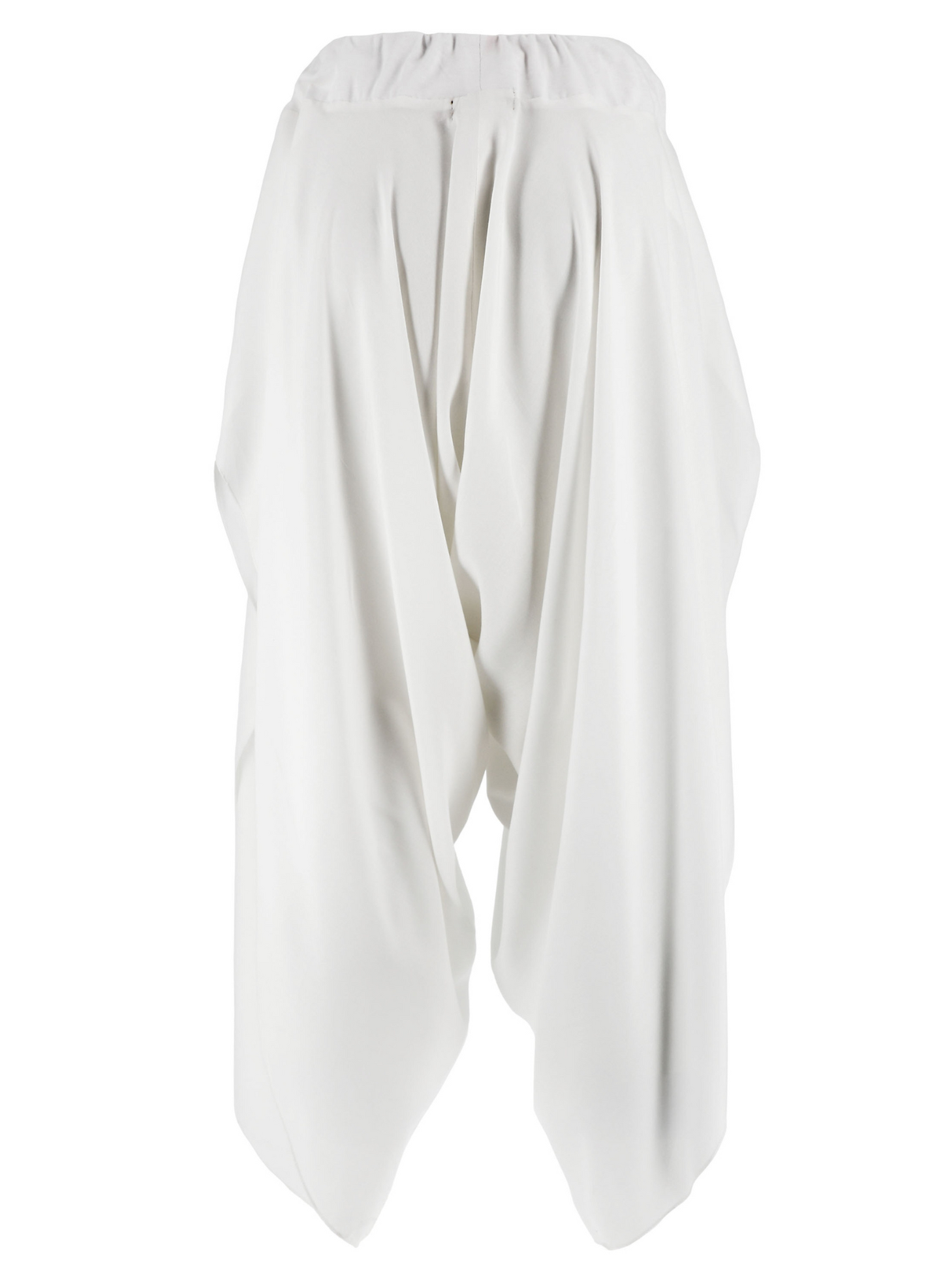 Pantaloni modello harem bianchi