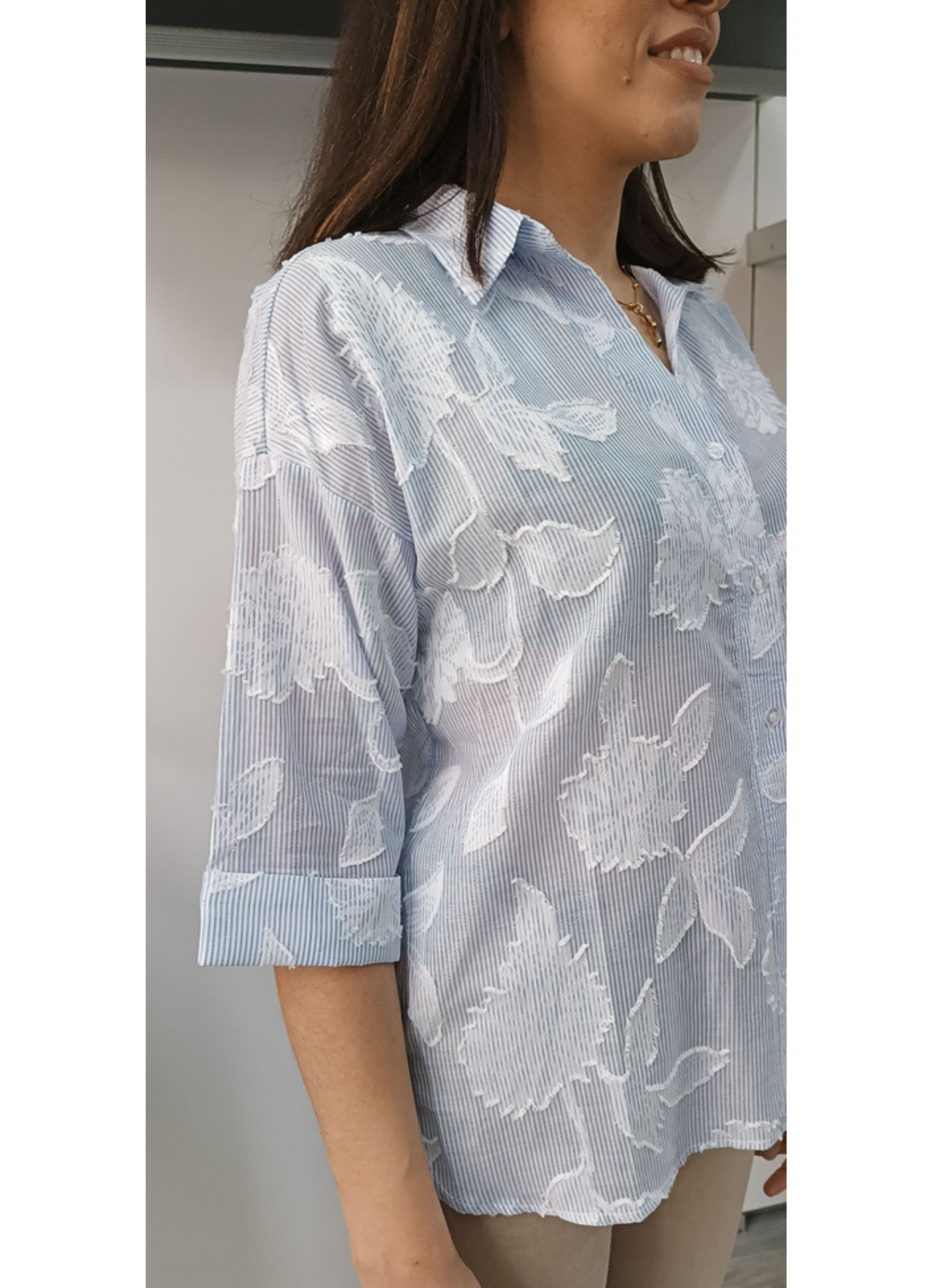 Camicia in cotone stampato