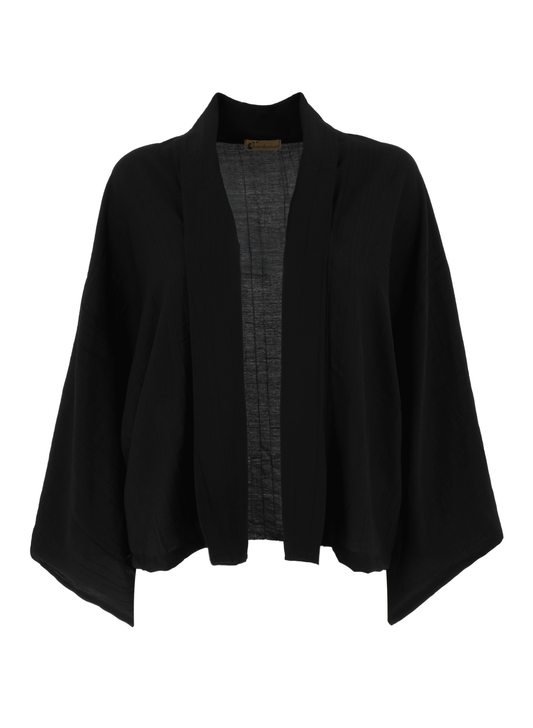Giacca kimono nera