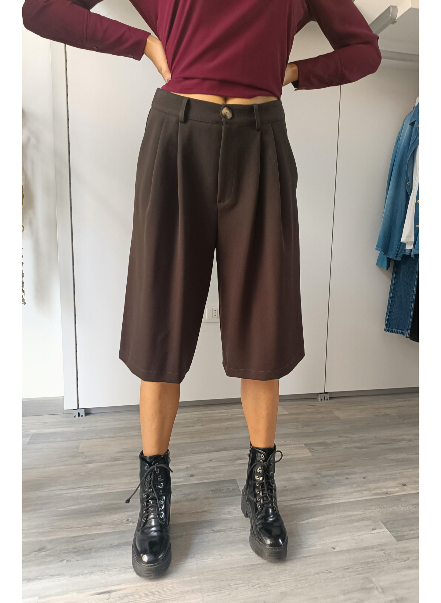 Bermuda color testa di moro