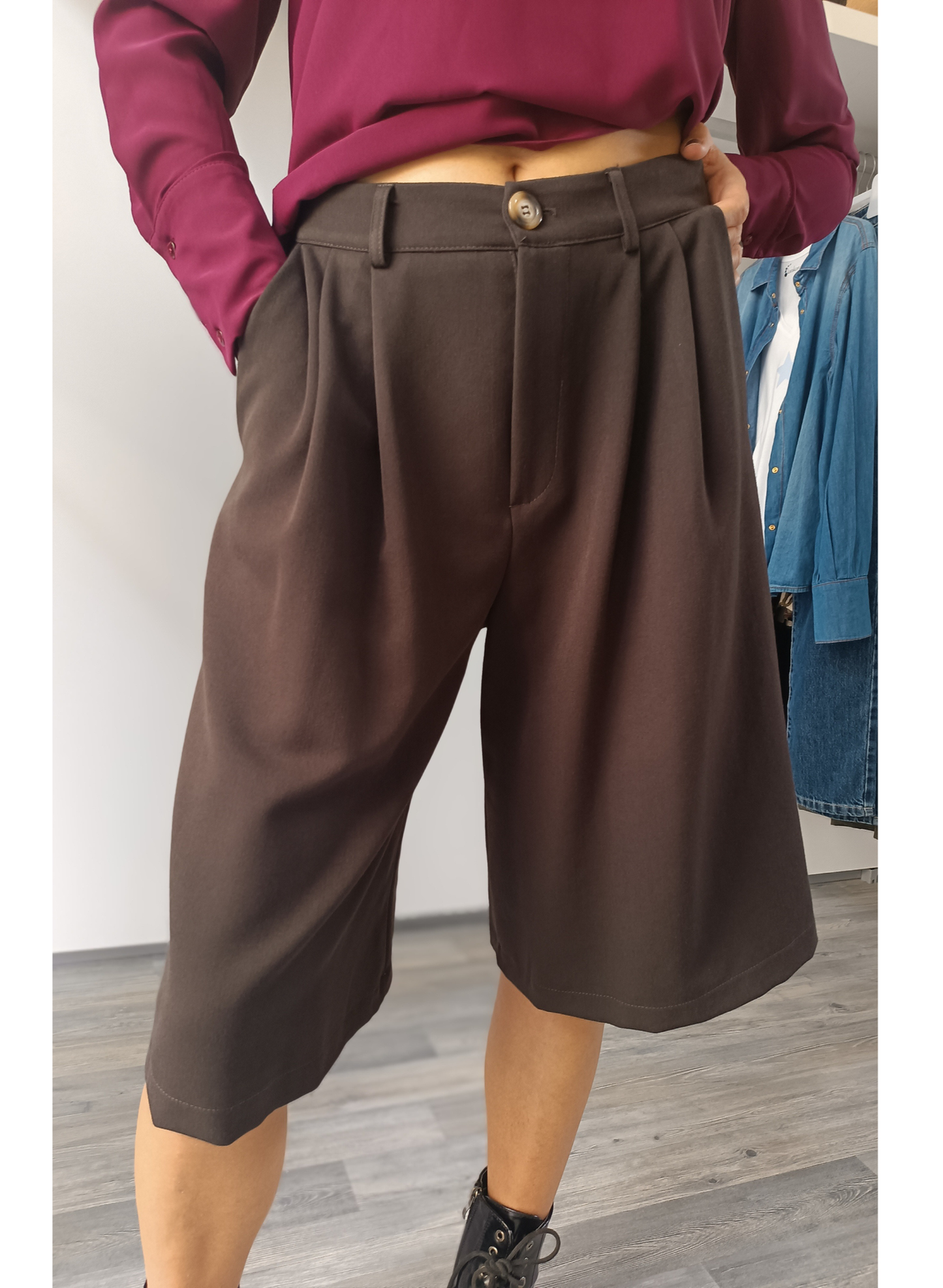 Bermuda color testa di moro