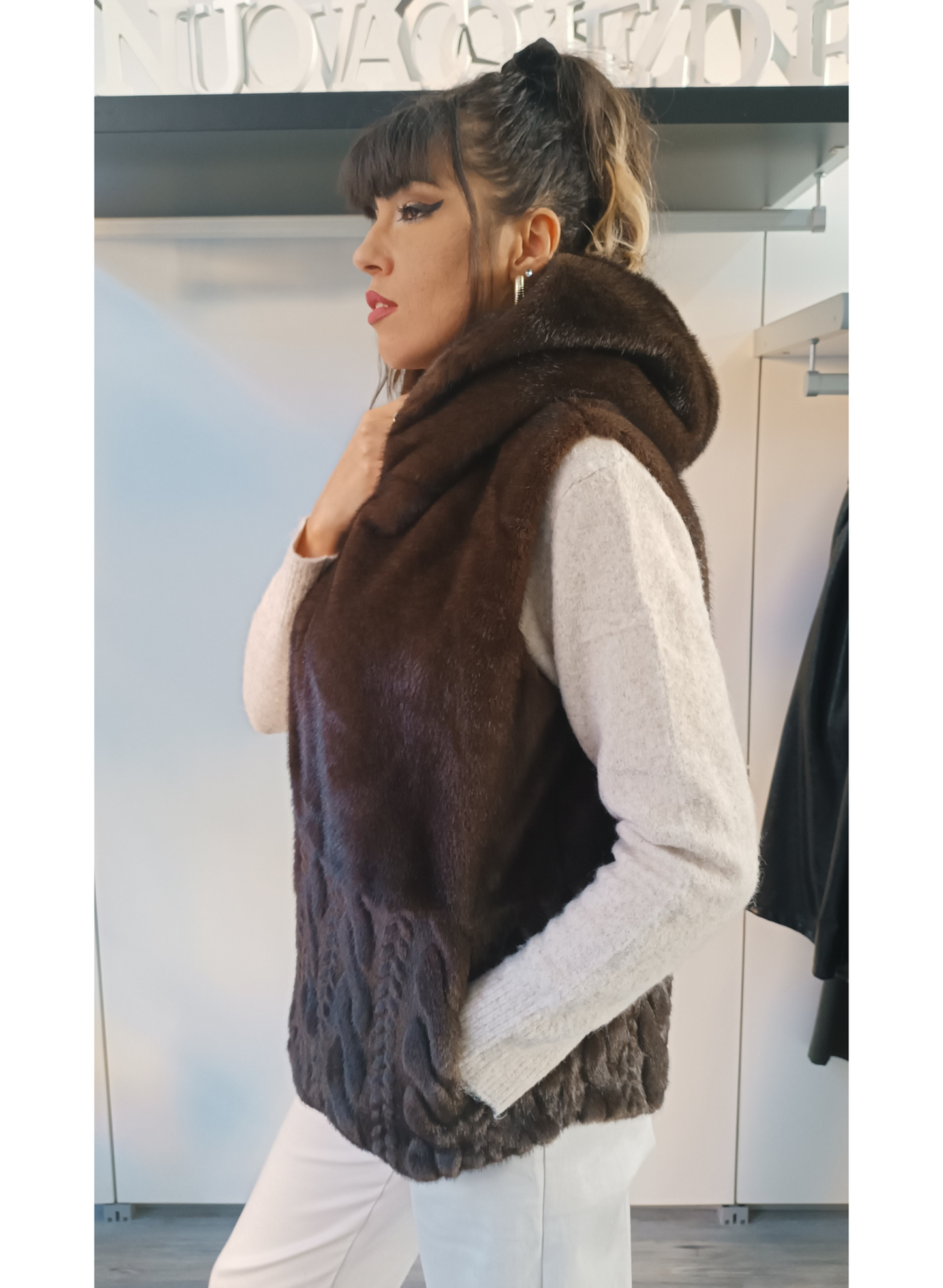 Smanicato ecopelliccia