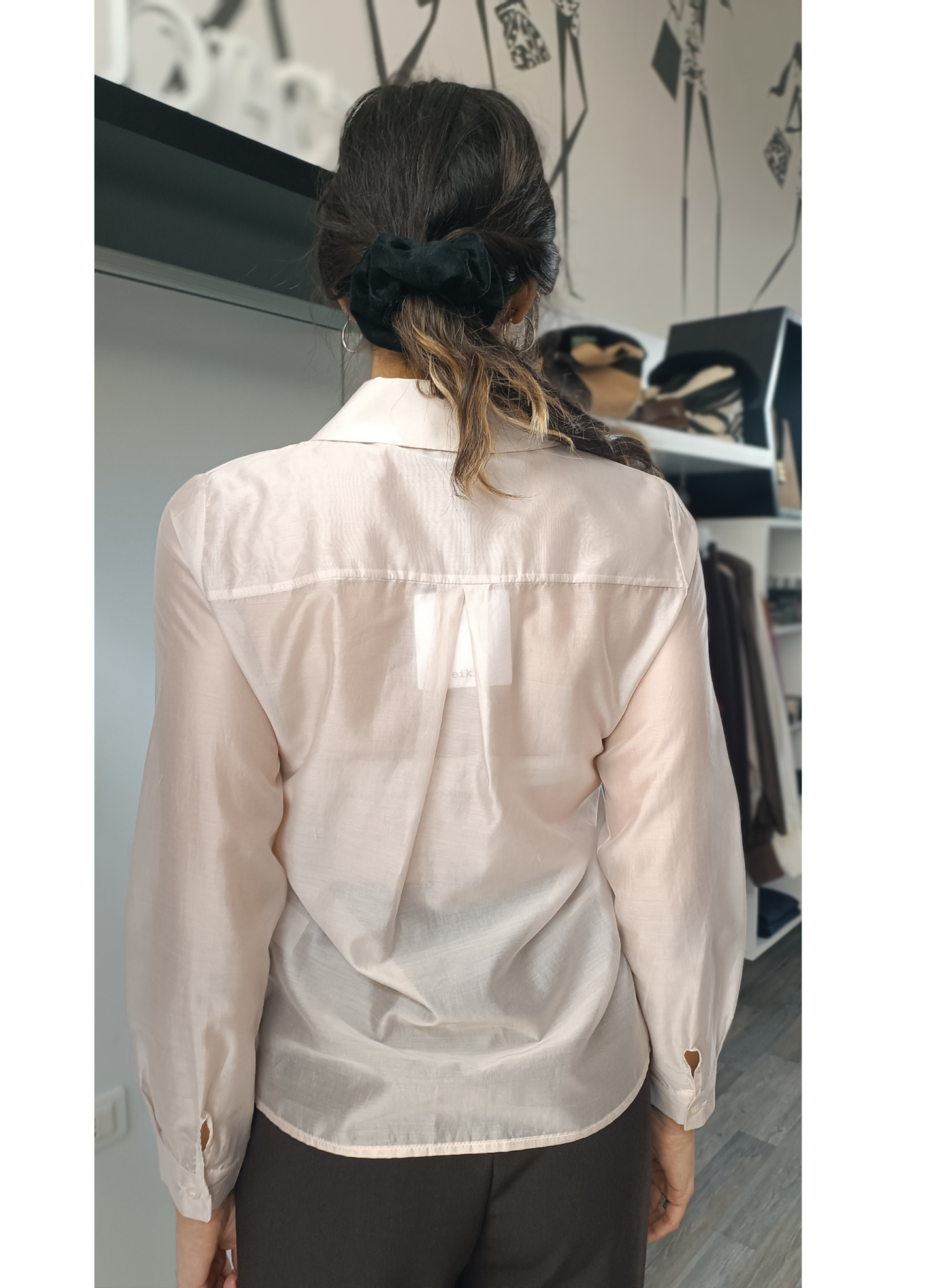 Camicia beige rosato