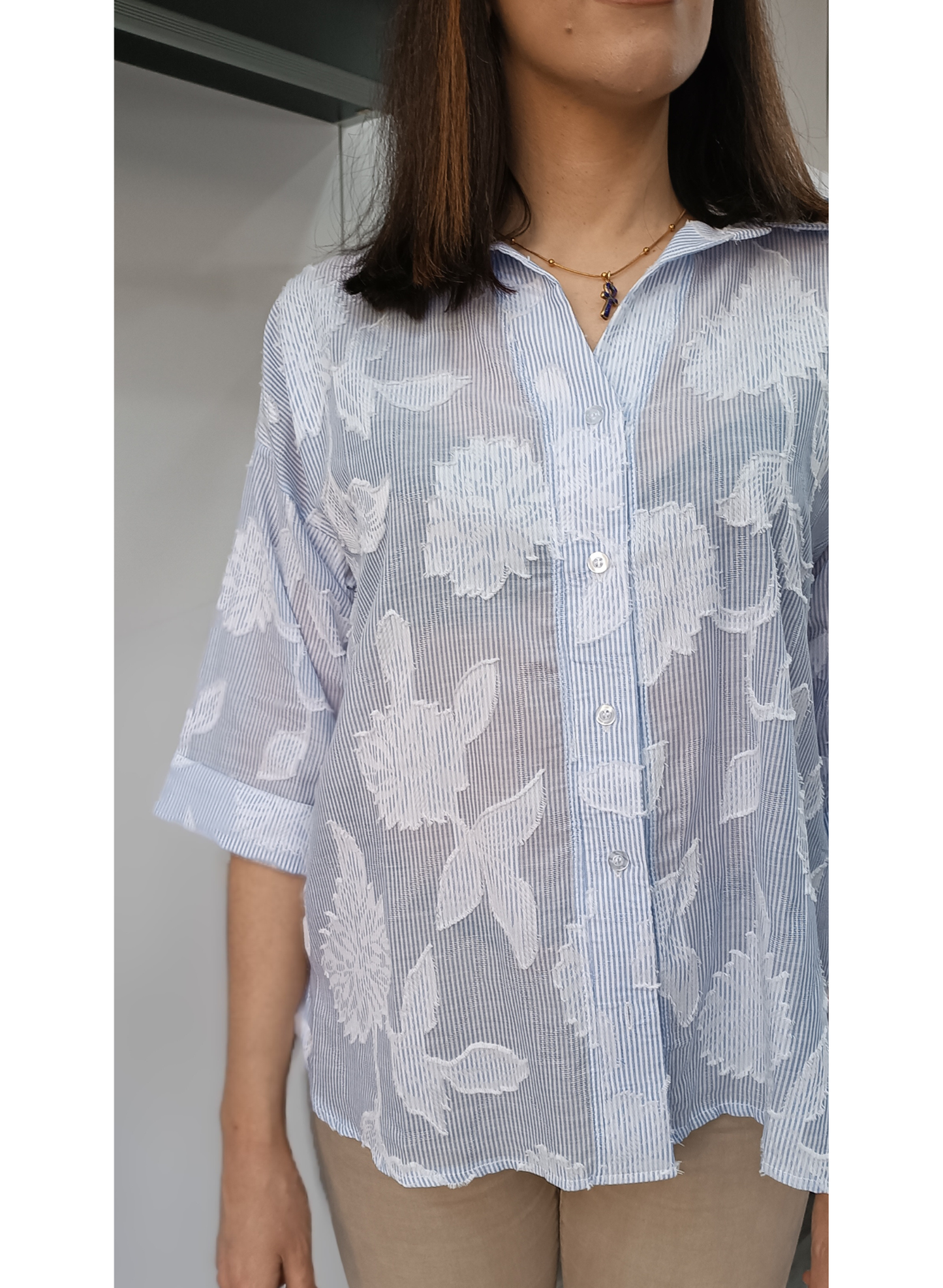 Camicia in cotone stampato
