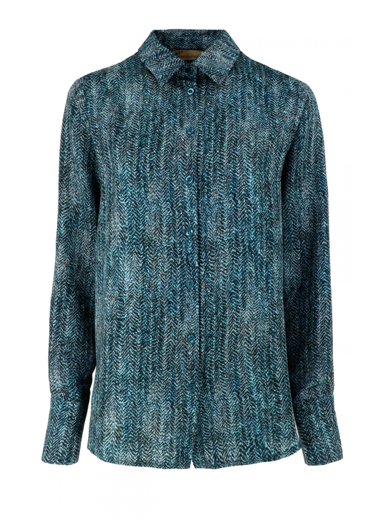 Camicia stampa astratta