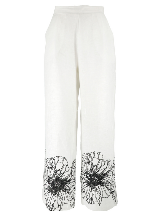 Pantaloni bianco e nero