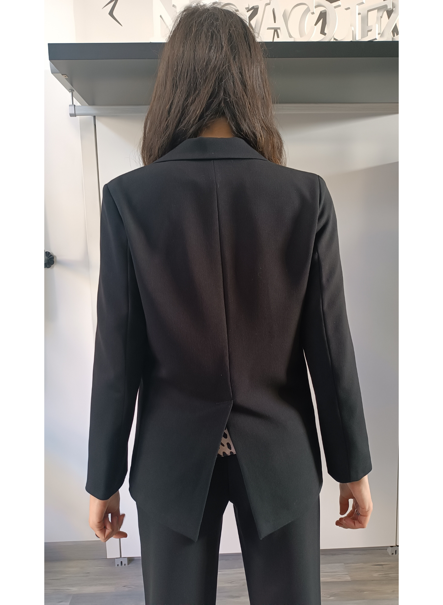 Giacca monopetto nera