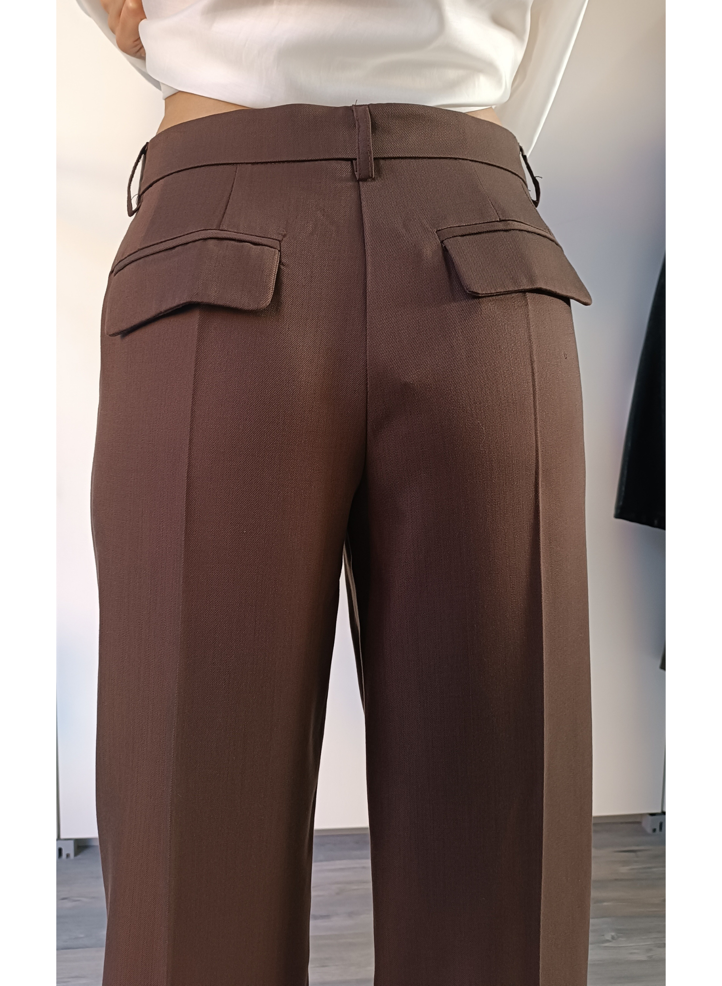 Pantaloni color marrone bruciato
