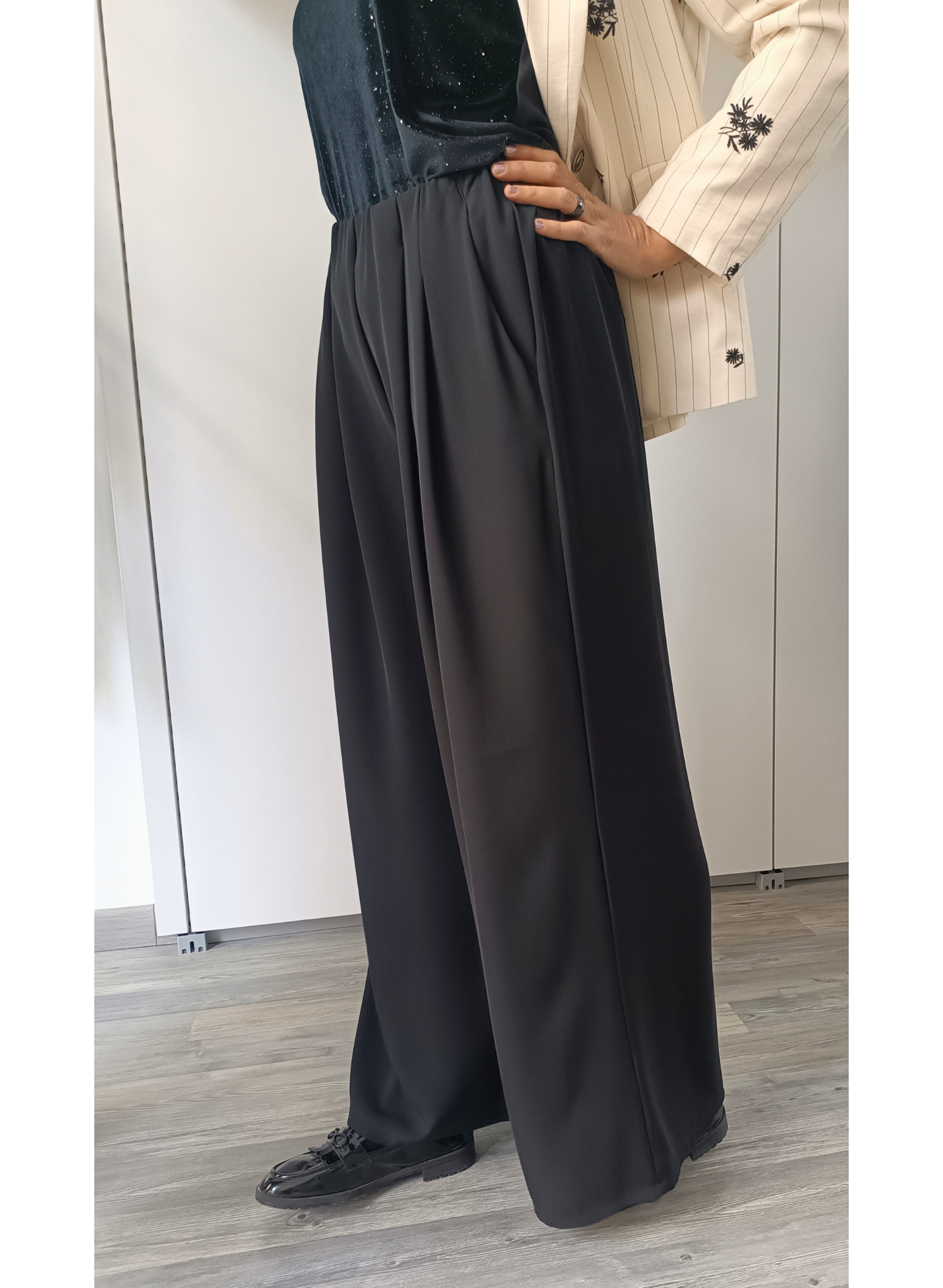 Pantaloni palazzo neri