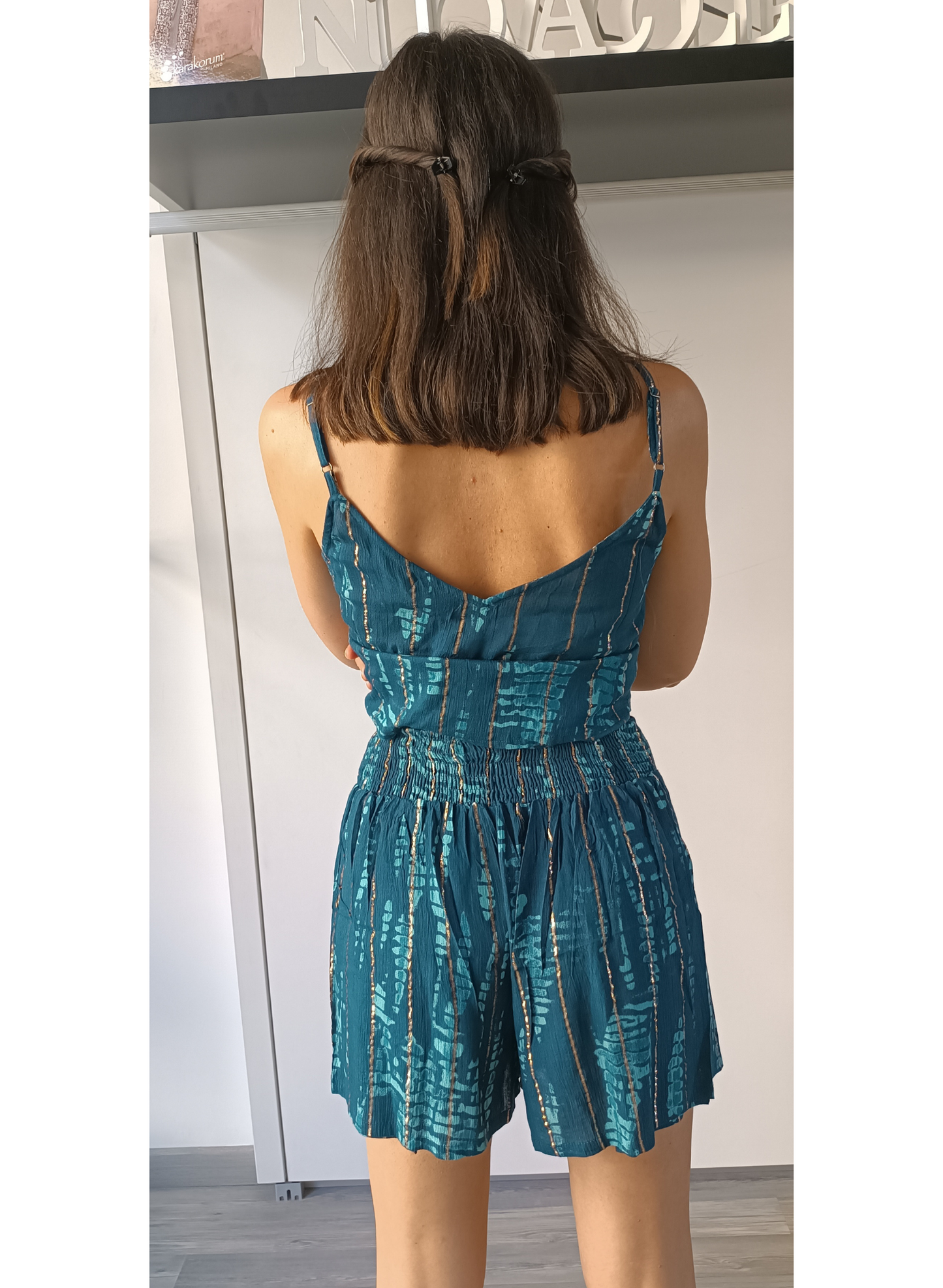 Shorts fantasia ottanio