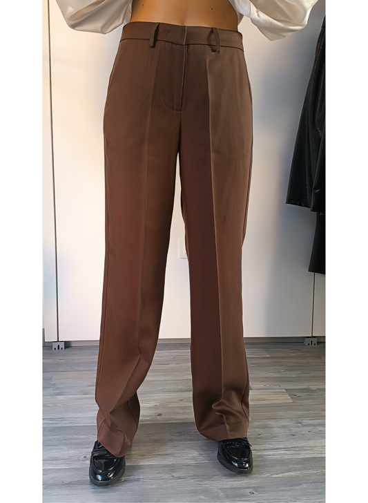 Pantaloni color marrone bruciato