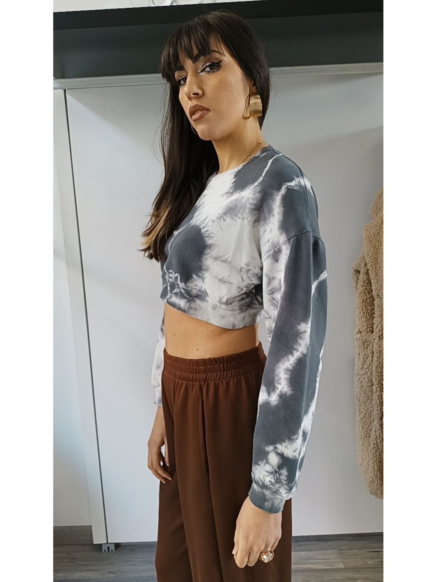 Maglia Crop Tie Dye