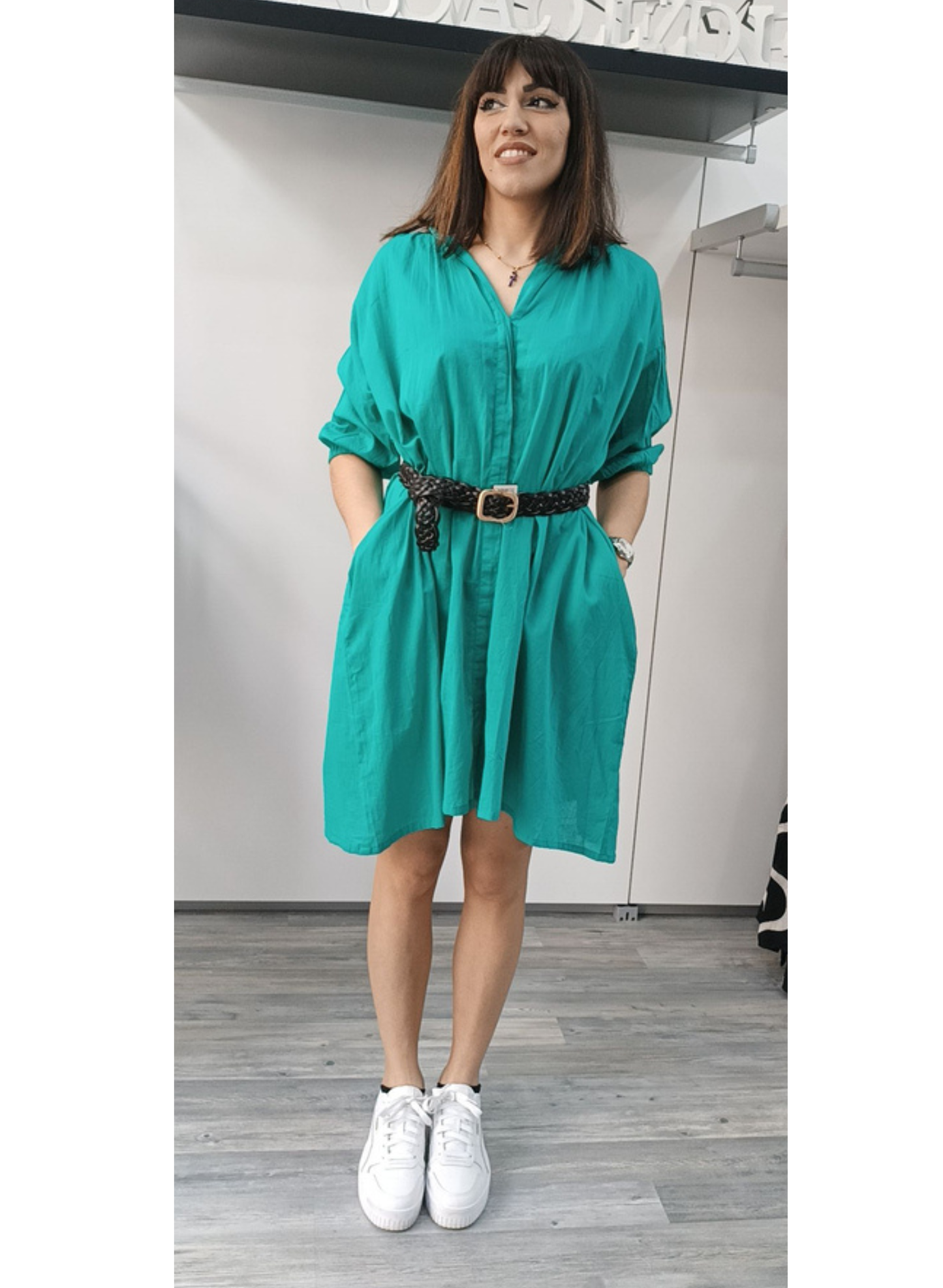 Abito colore Teal