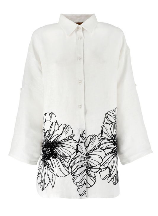 Camicia bianca oversize