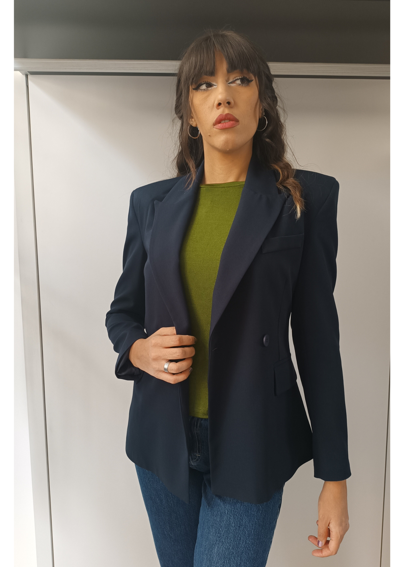 Blazer blu doppiopetto