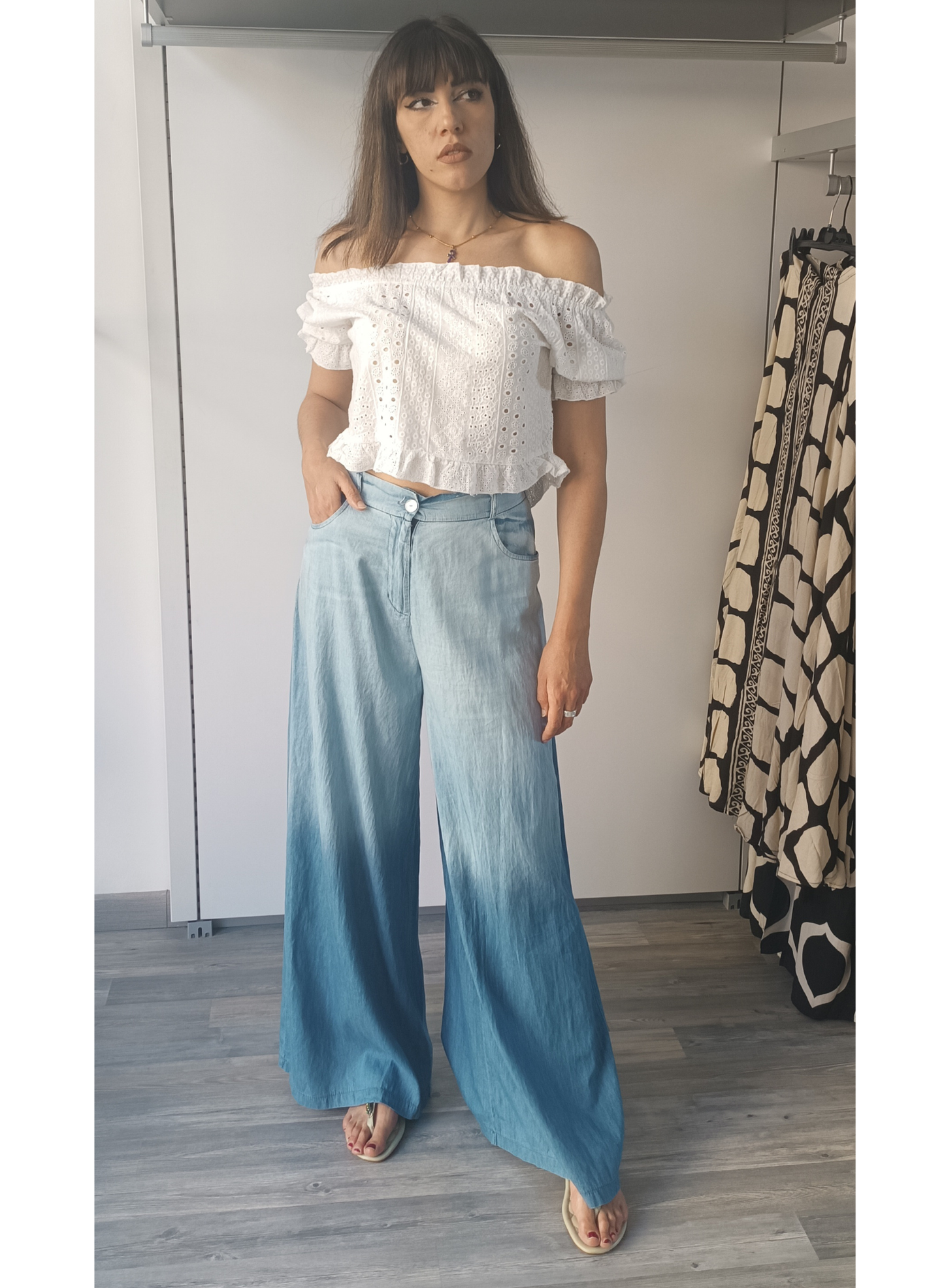 Jeans Wide leg Degradè