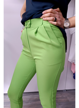 Carica l&#39;immagine nel visualizzatore di Gallery, Pantaloni slim fit verde acido
