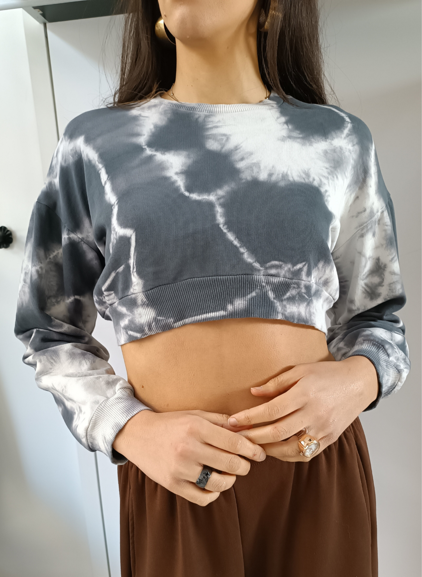 Maglia Crop Tie Dye
