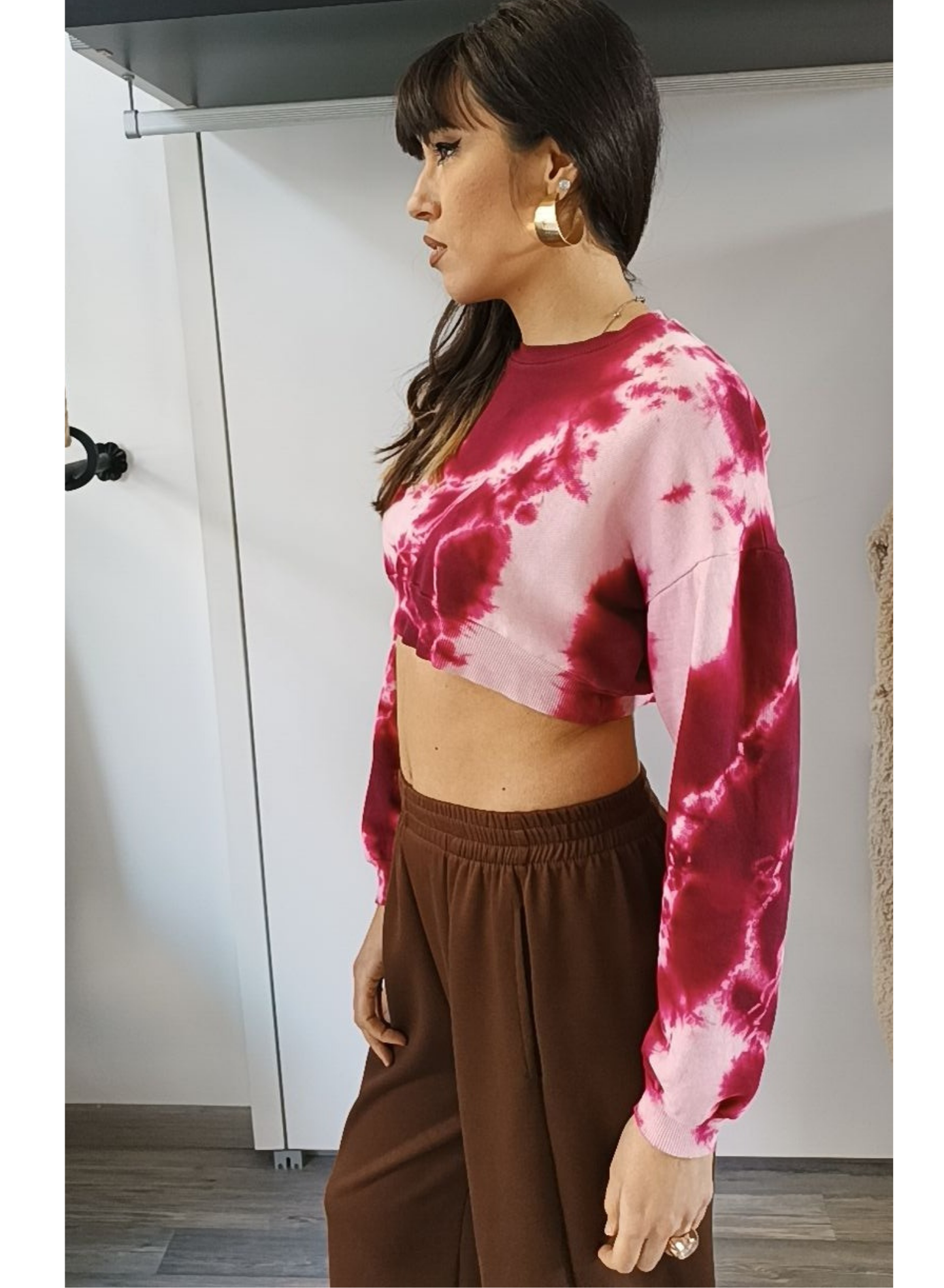 Maglia Crop Tie Dye