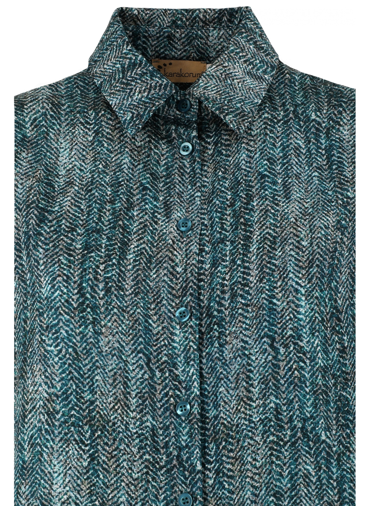 Camicia stampa astratta