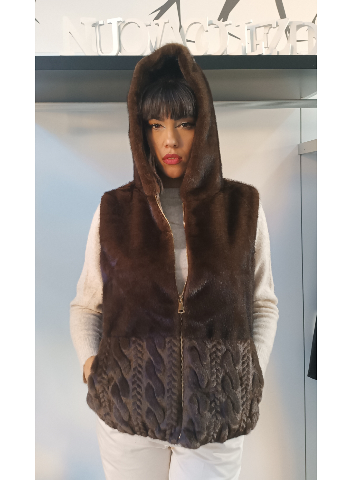 Smanicato ecopelliccia