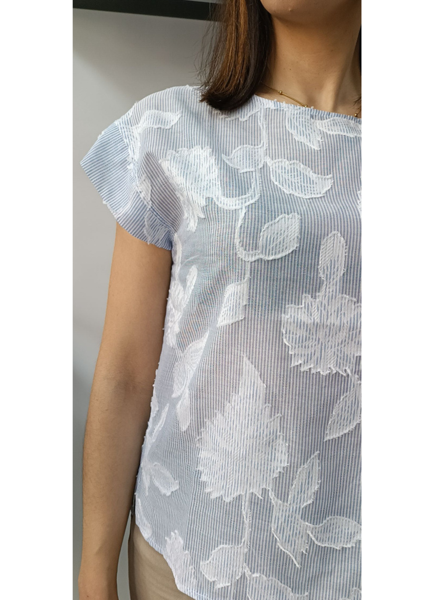 Blusa cotone stampato