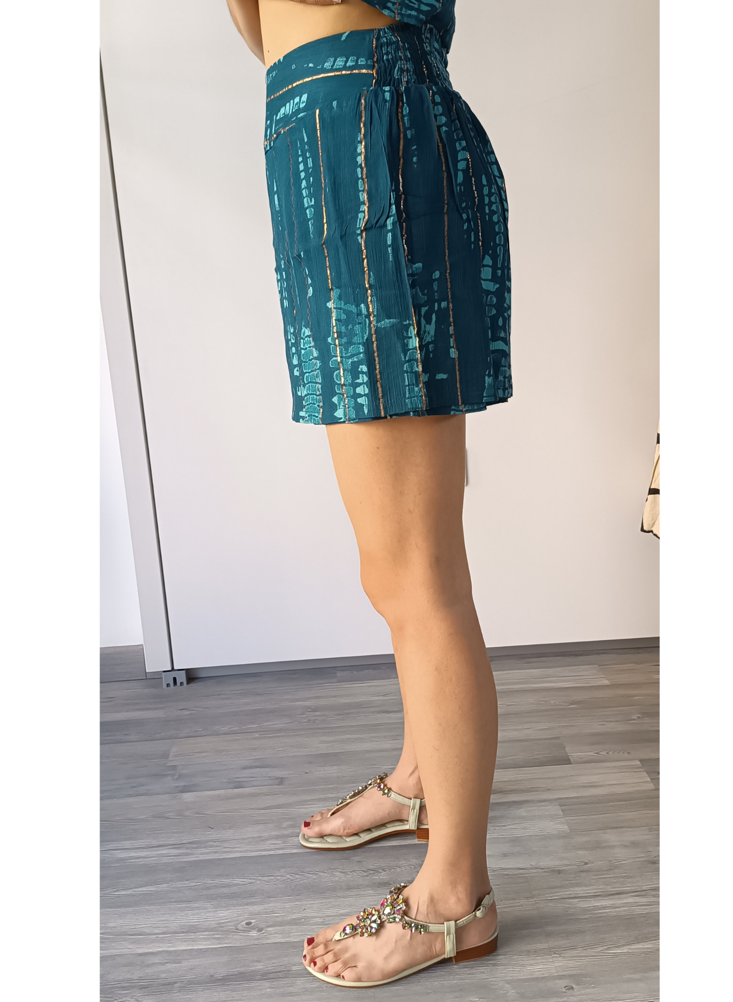 Shorts fantasia ottanio