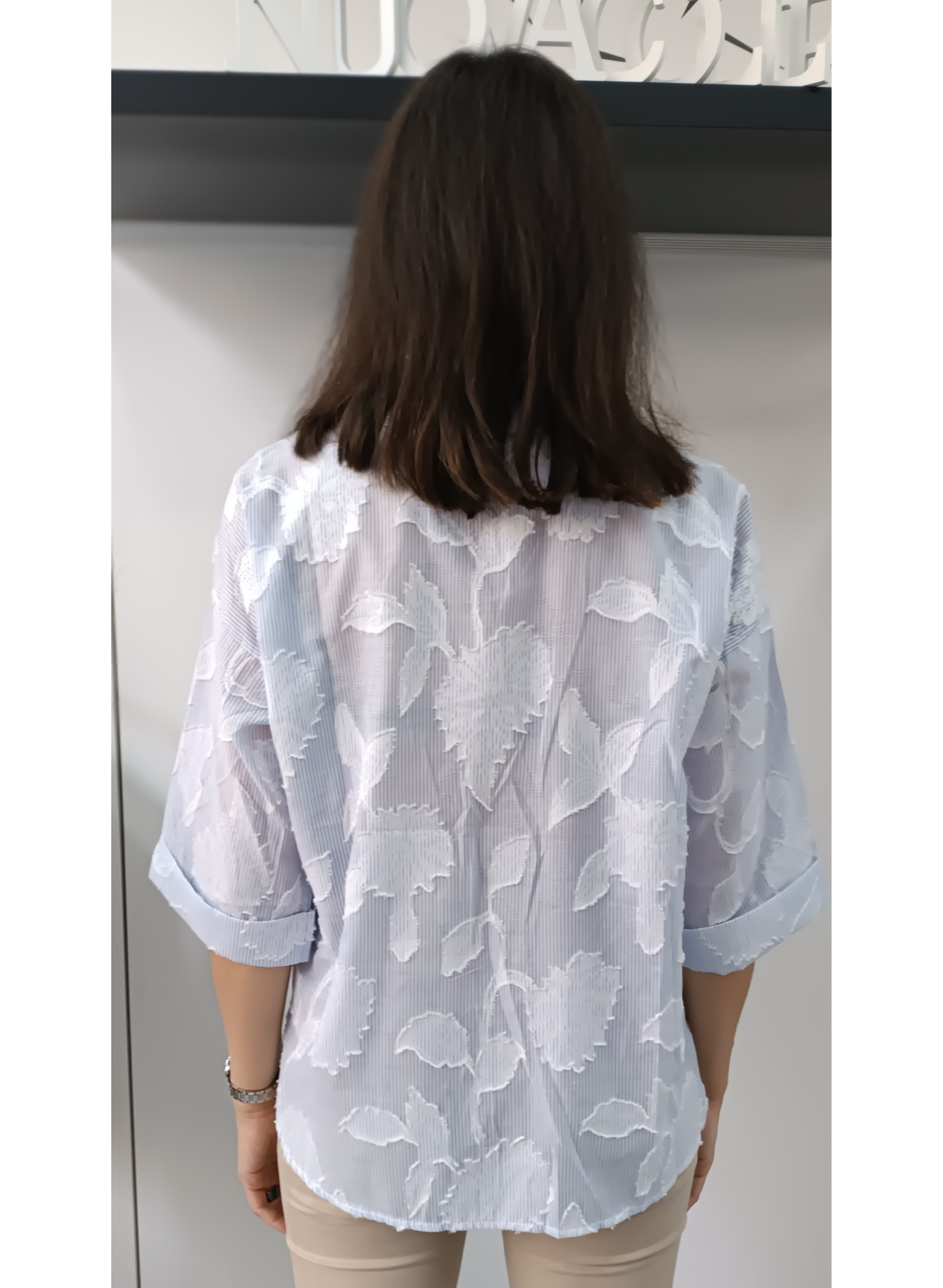 Camicia in cotone stampato