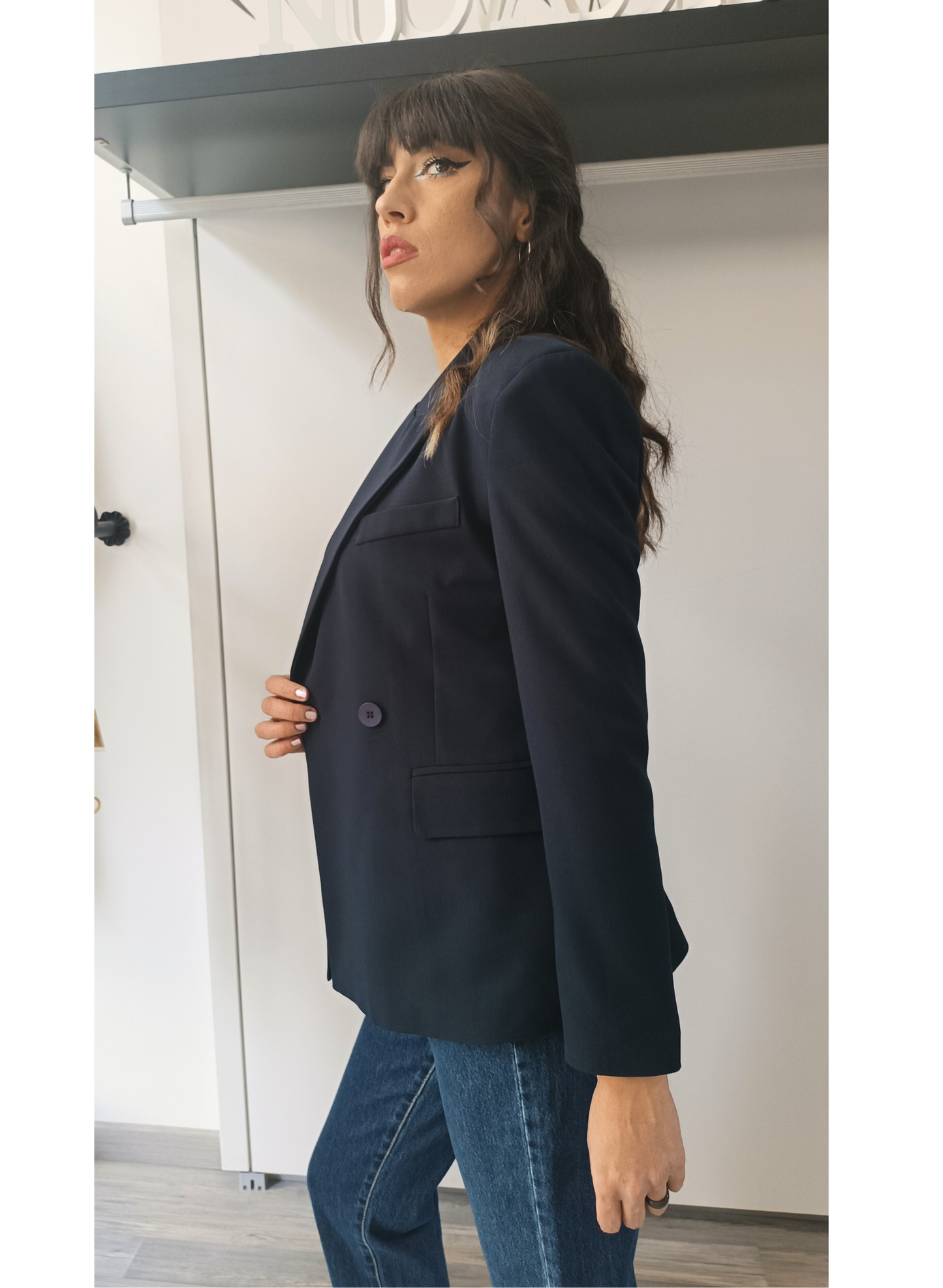 Blazer blu doppiopetto