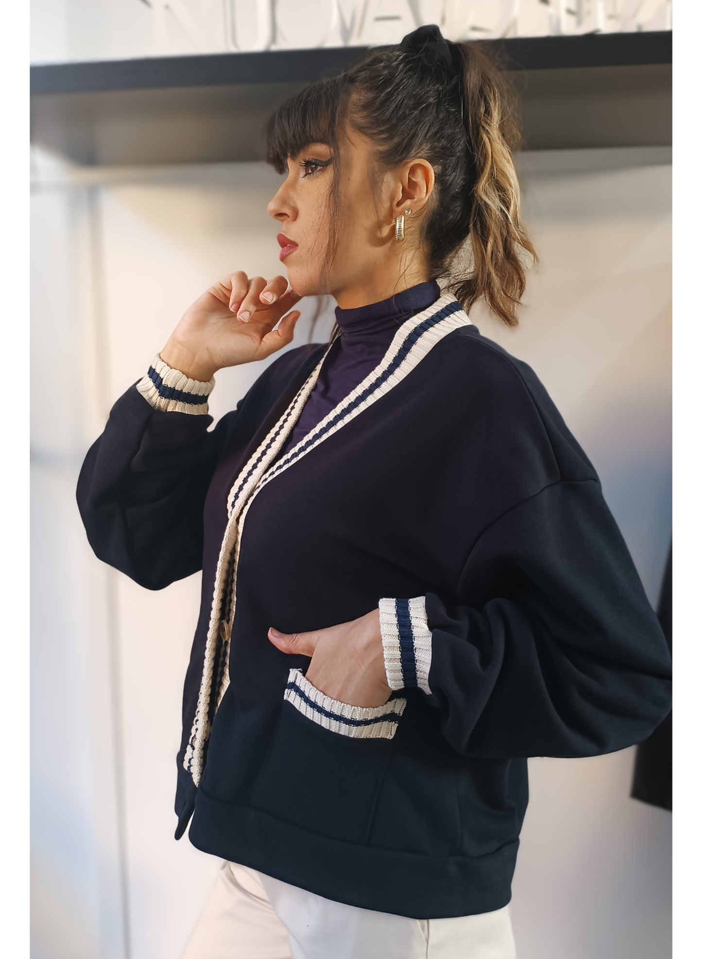 Cardigan modello College